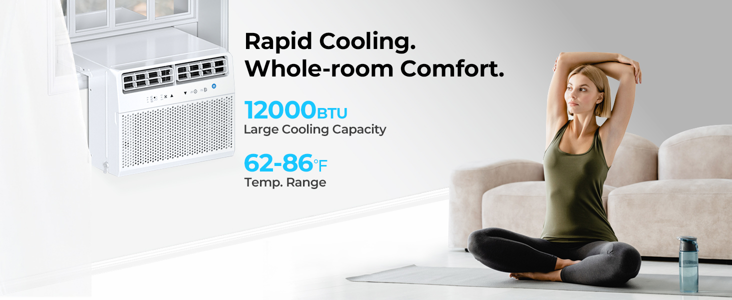 Climatiseur de fenêtre Saddle 12000 BTU