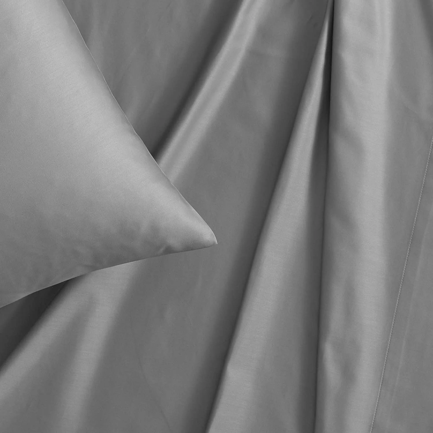 Vera Wang  800 Collection  Bed Sheet Set - 800 Thread Count, Silky Smooth  Wrinkle-Resistant Bedding, Queen, Grey Steel Grey Queen