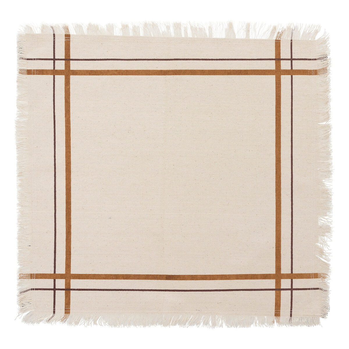 Set of 2 "Ray" table napkins Beige, 40x40 cm
