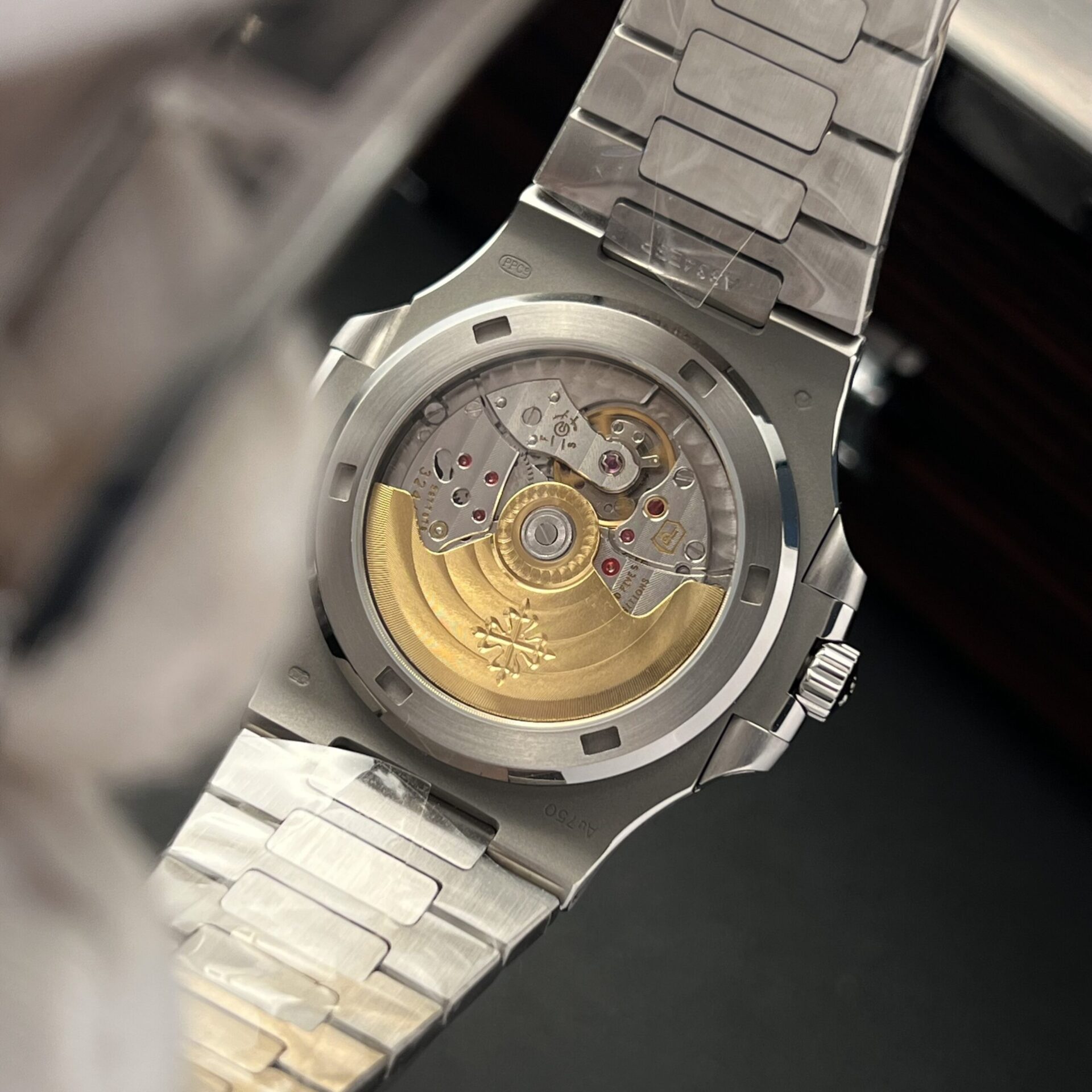 Patek Philippe Nautilus 5723 Replica 11 Watch Blue Dial With Diamond Bezel 40mm - Top club