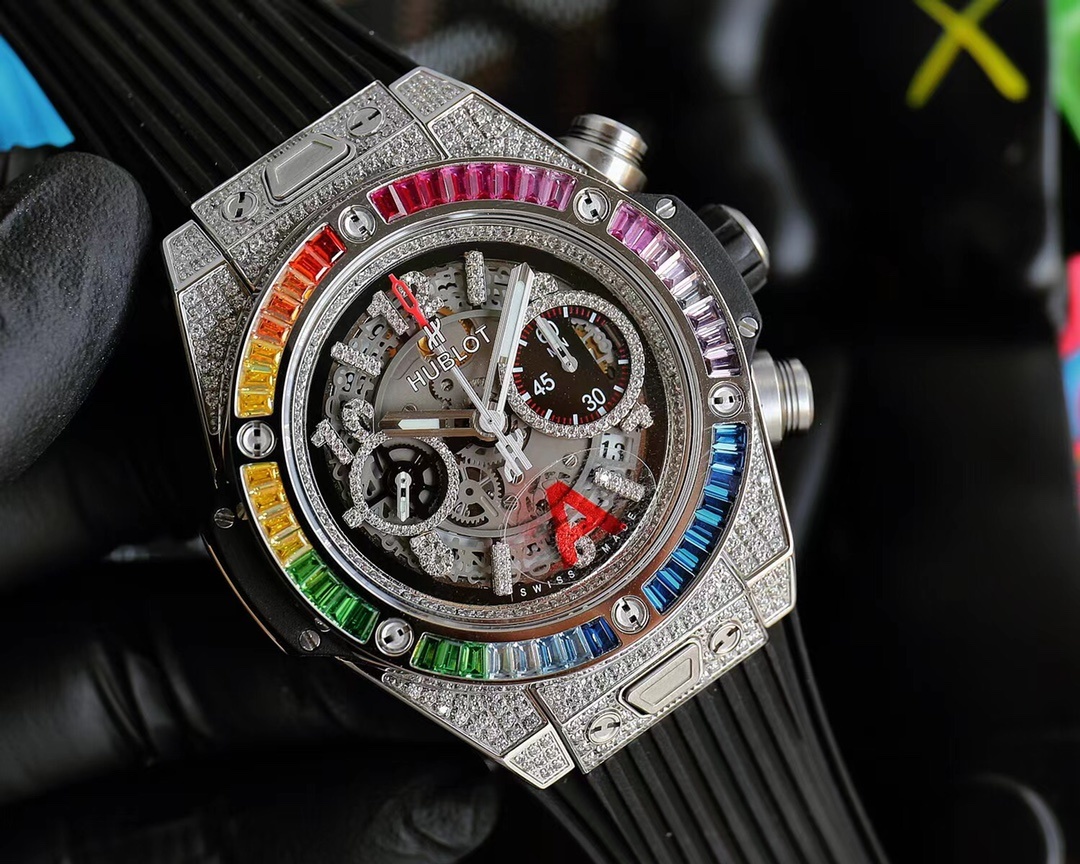 Big Bang Unico Titanium Rainbow 42mm(1:1 replica) - Top club