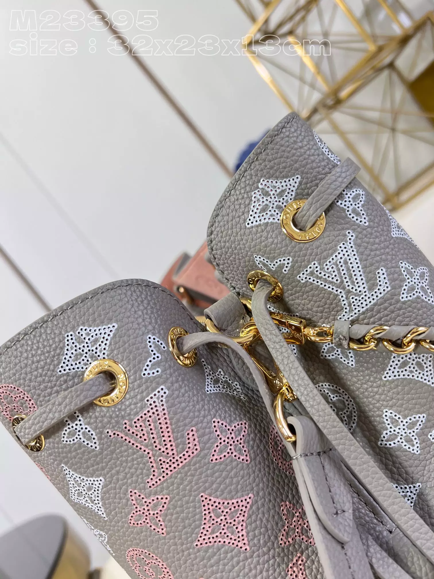 Bella Tote Gray Mahina Calfskin1:1High-quality replica