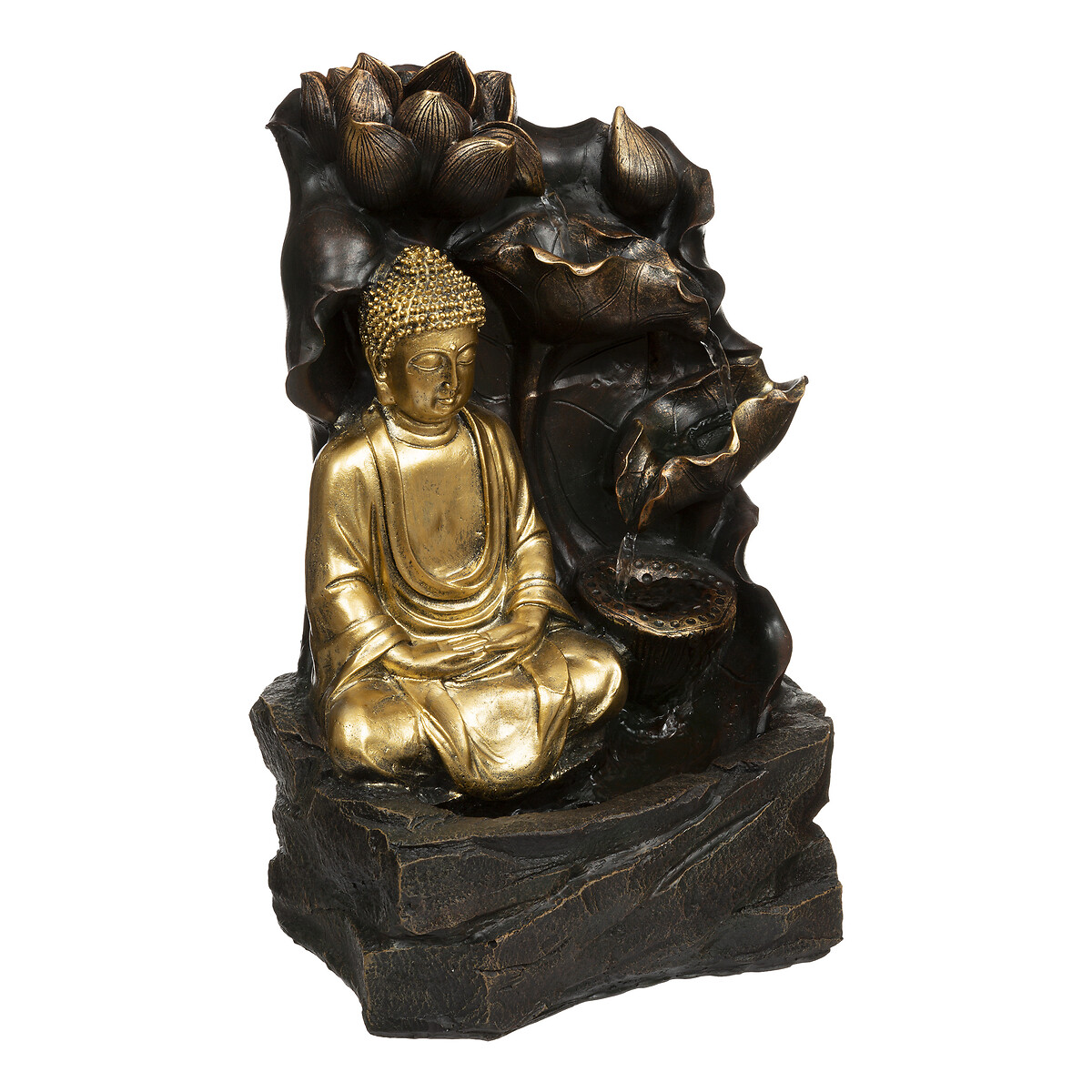 Fountain "Kalyani" Gilt, H.40 cm