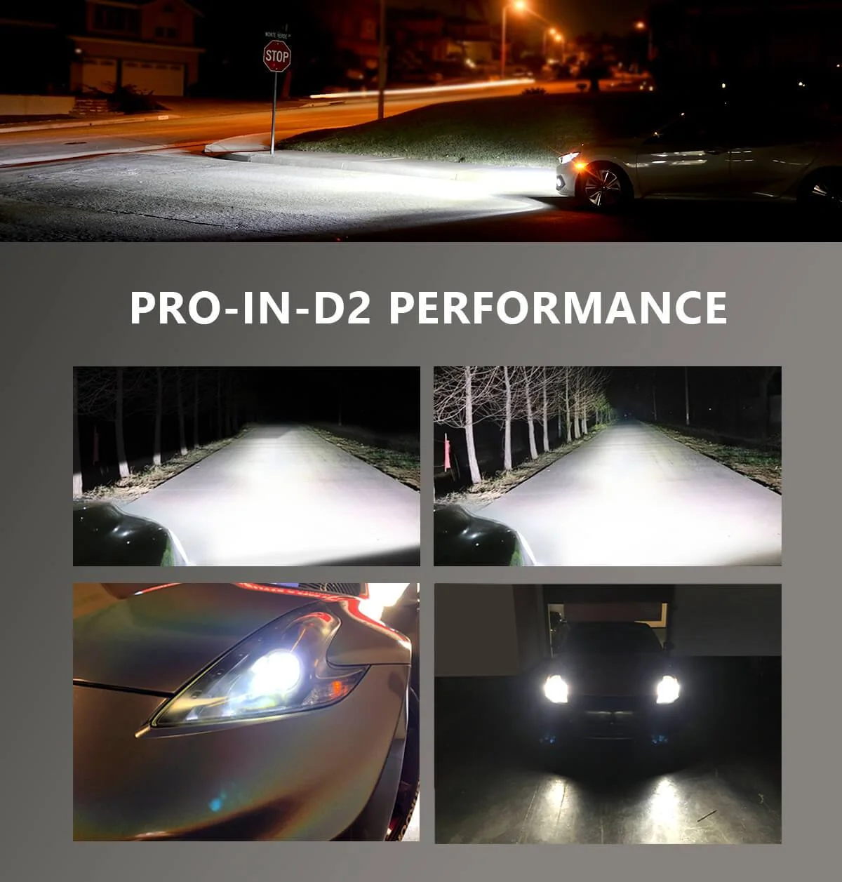 LASFIT Custom D2S D2R LED Headlight Bulbs for Nissan Infinite Subaru Mazda HID to LED Headlight Bulb Conversion Kits, Plug & Play, 2Yrs Warranty Fits select: 2007-2014 NISSAN ALTIMA