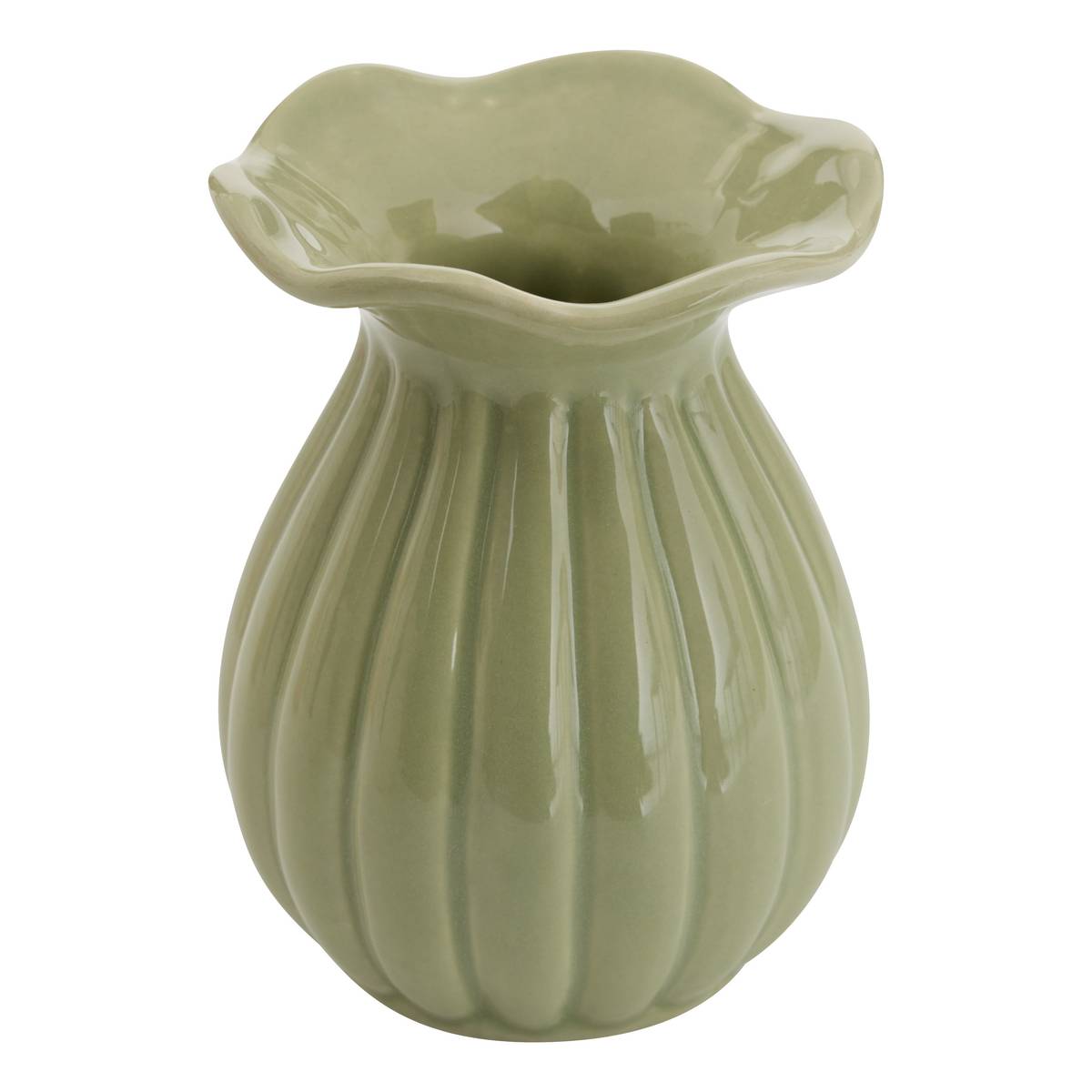 Bud Vase "Rose Flower" Stoneware (ceramic) H. 12.2 cm