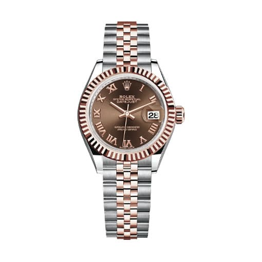 Rolex Datejust 278271 Everose Gold Automatic Chocolate Dial Jubilee Replica - Elite Watch Atelier