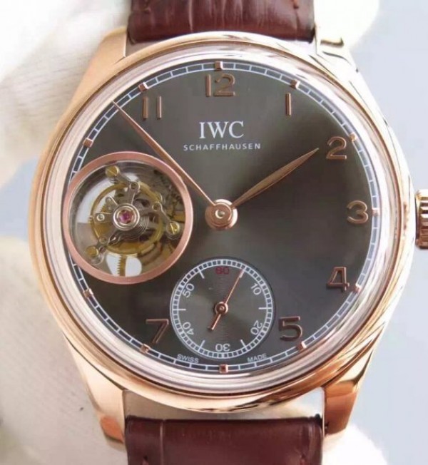 Replica IWC Portuguese Tourbillon IW5463 RG Gray Dial - Top club