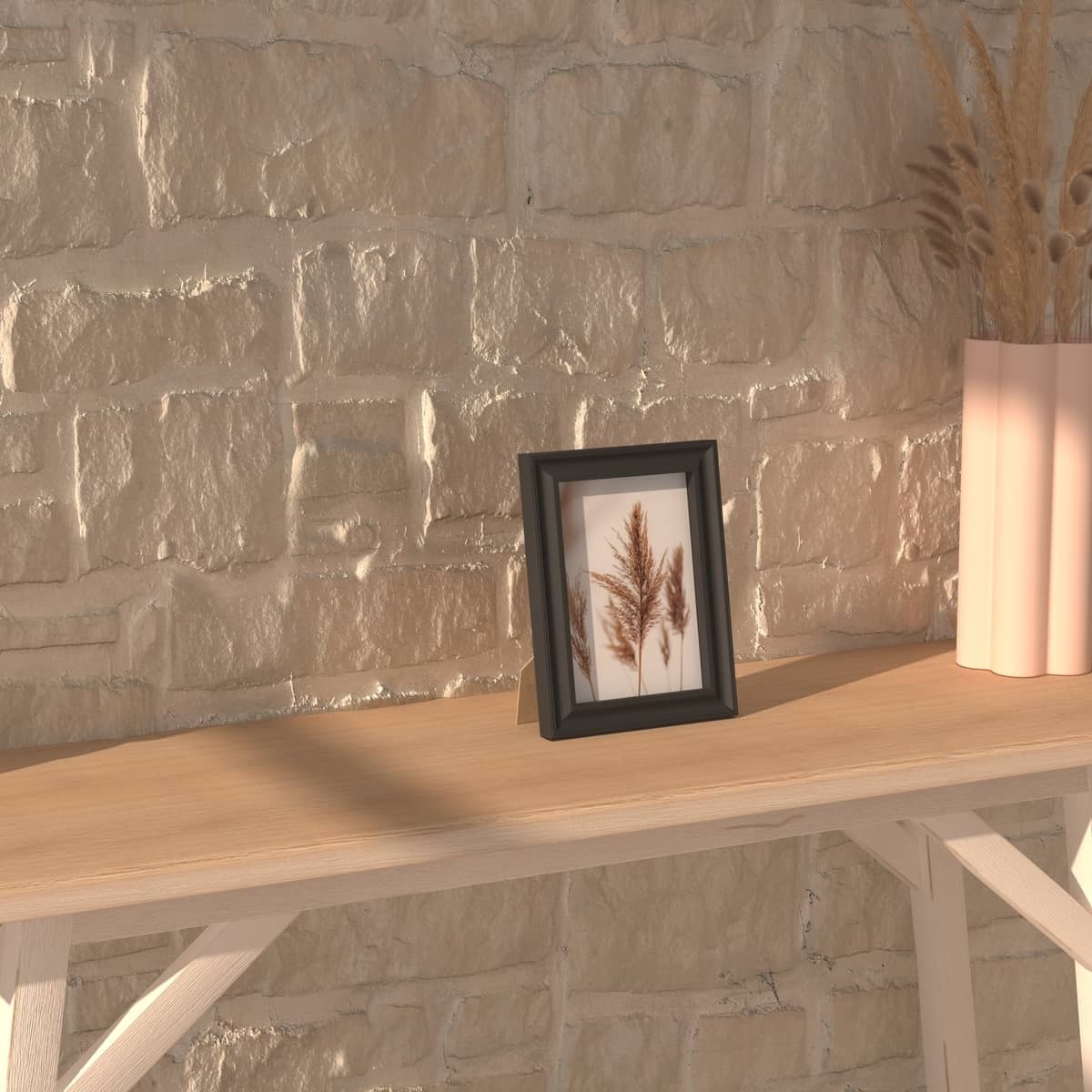 Picture frame"Mae" Wood, black, 13x18 cm