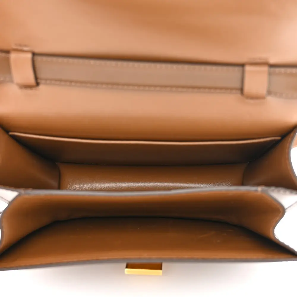 Celine Camel Box Replica Handbag with Gold Hardware1:1High-quality replica