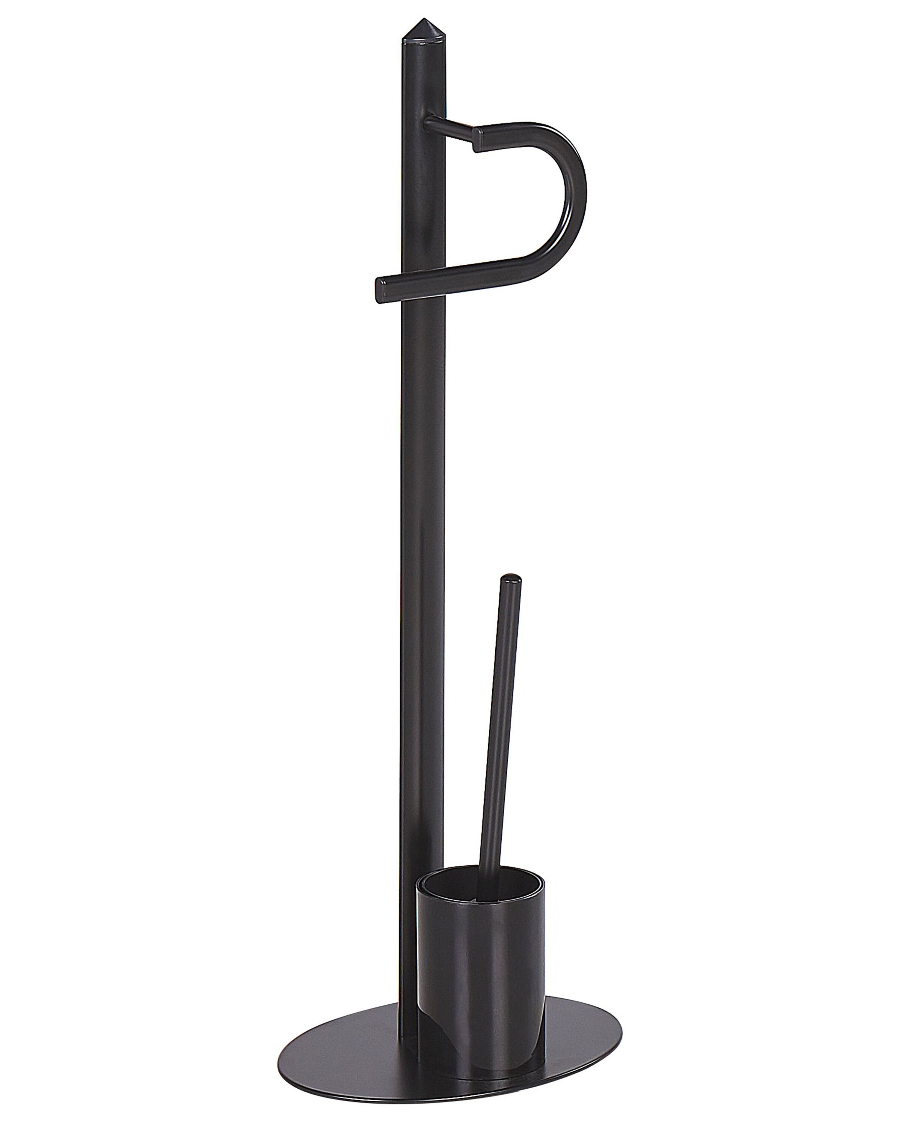 Toilet Roll and Brush Holder SARTO Metal Black