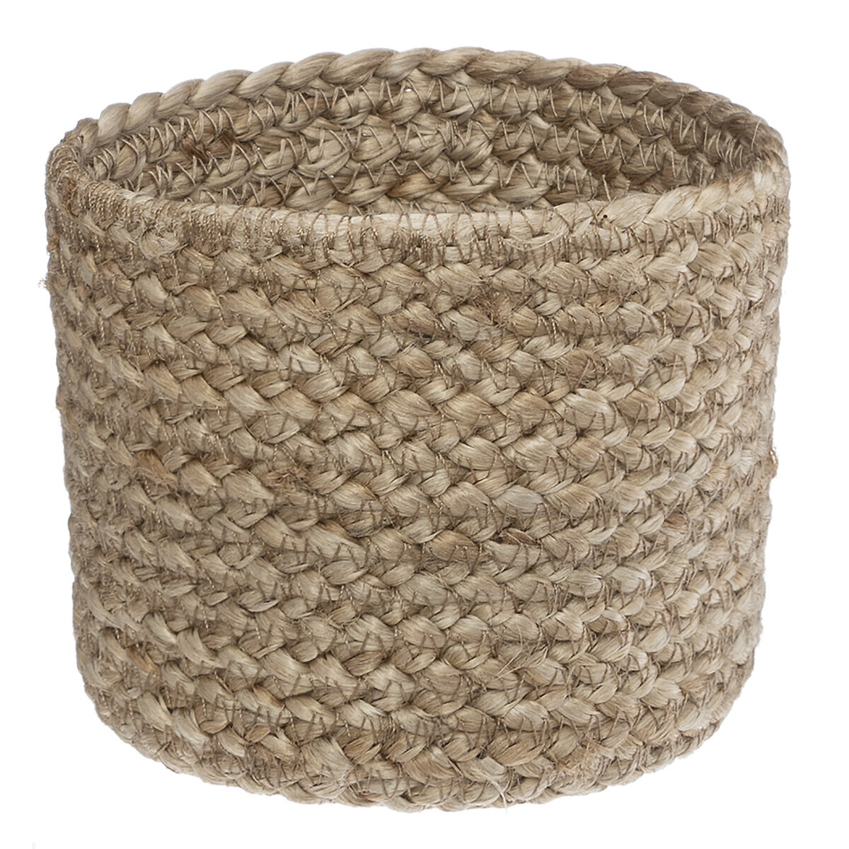 Set of 3 baskets, jute White, D.11/16/19 cm