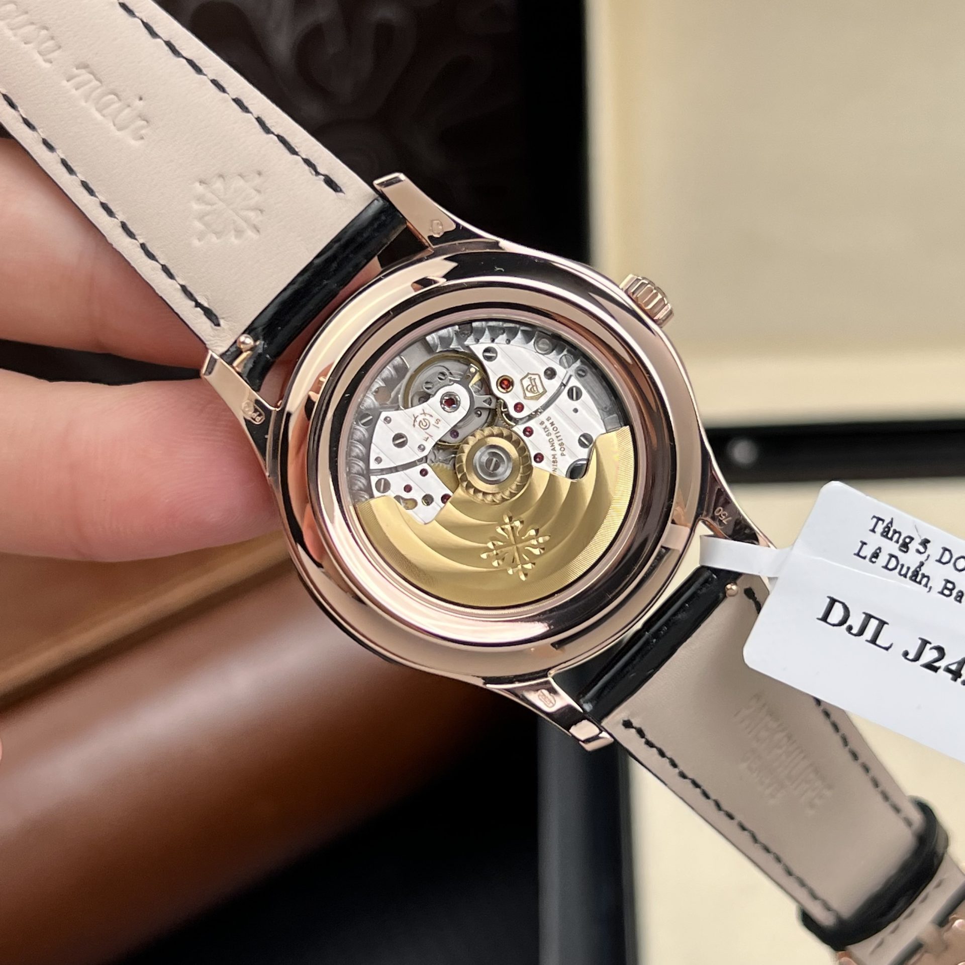 Patek Philippe Rep 11 Watch 5205R 18K Rose Gold Wrapped Men s Black Dial 40mm - Top club