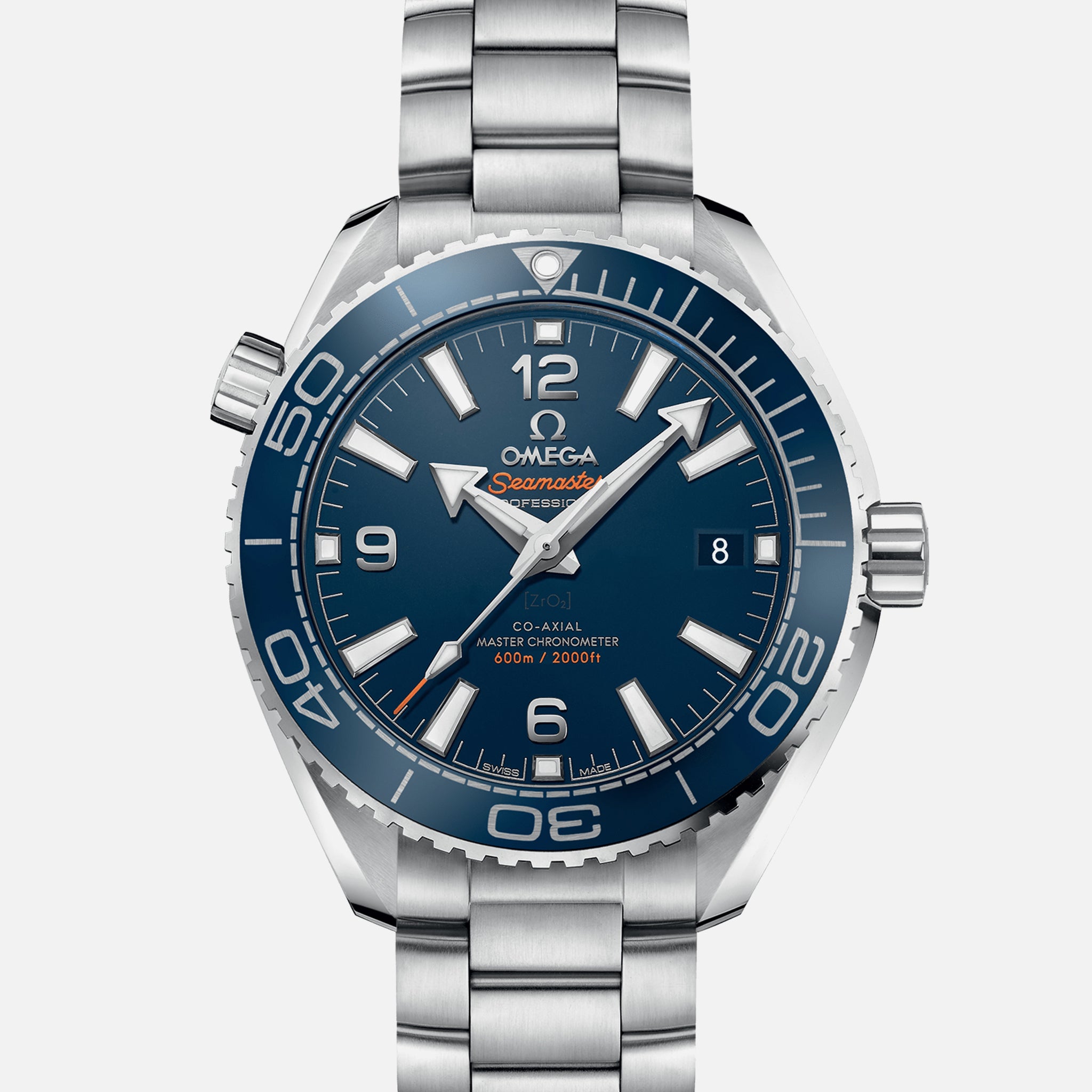 Seamaster Planet Ocean 600M Co-Axial Master Chronometer 39.5mm Blue Dial On Bracelet(1:1 replica) - Elite Watch Atelier