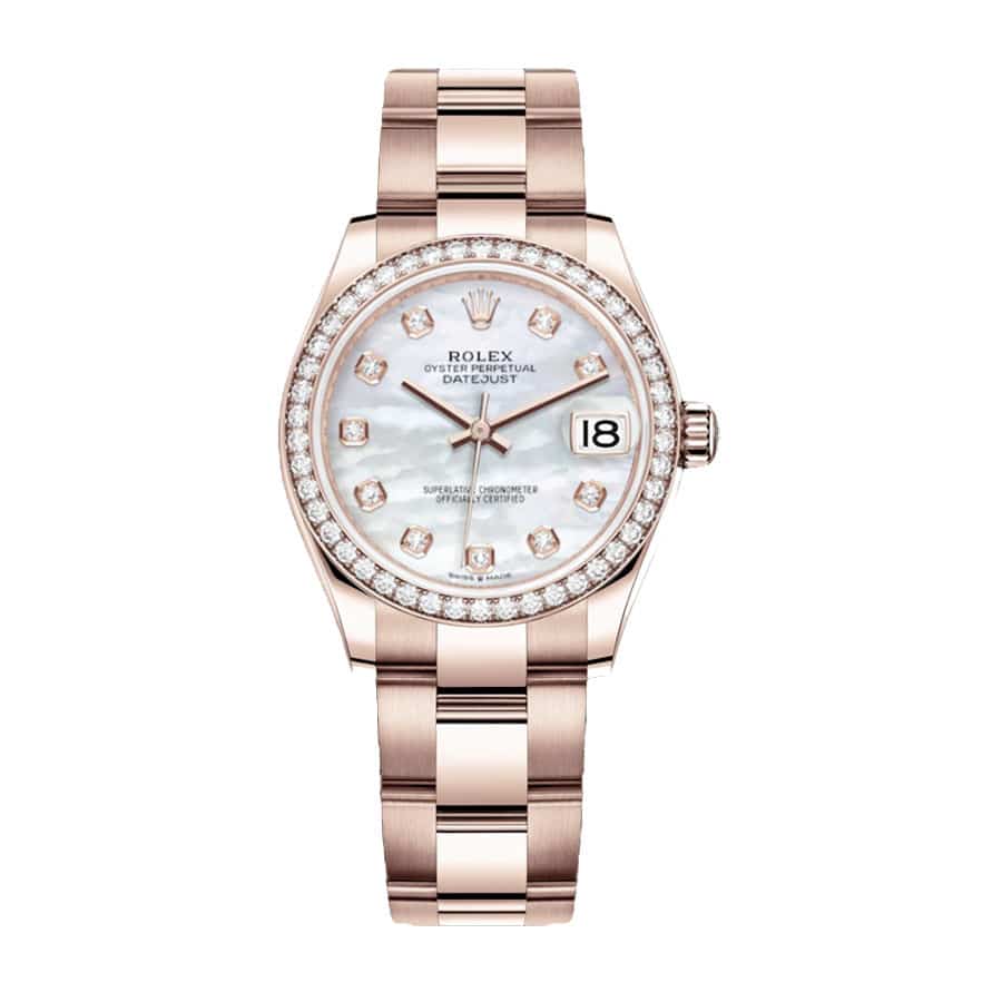 Rolex Everose Diamond Replica - Elite Watch Atelier