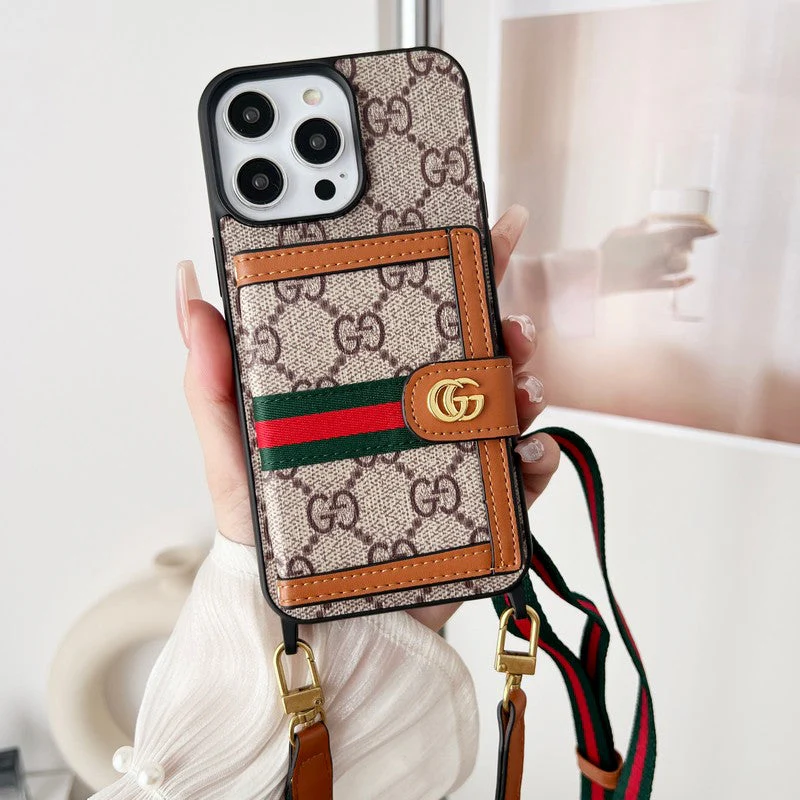 GG Card Bag Chain Classic iPhone Case - Wholesale & Influencer