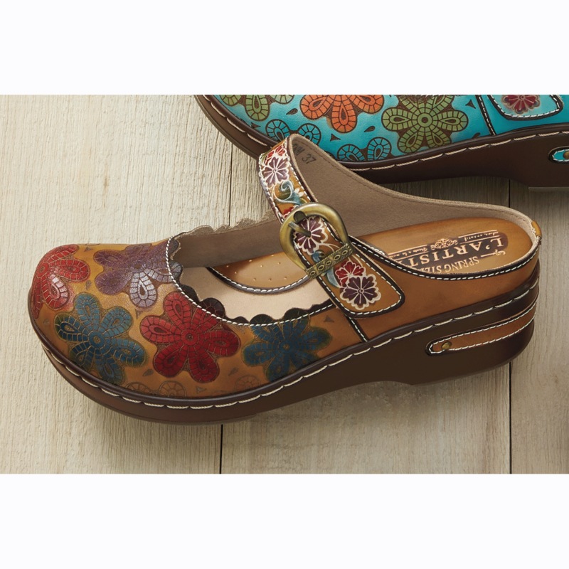 L'Artiste Women's Flochino Clog by Spring Step - MIDNIGHT VELVET CATALOG