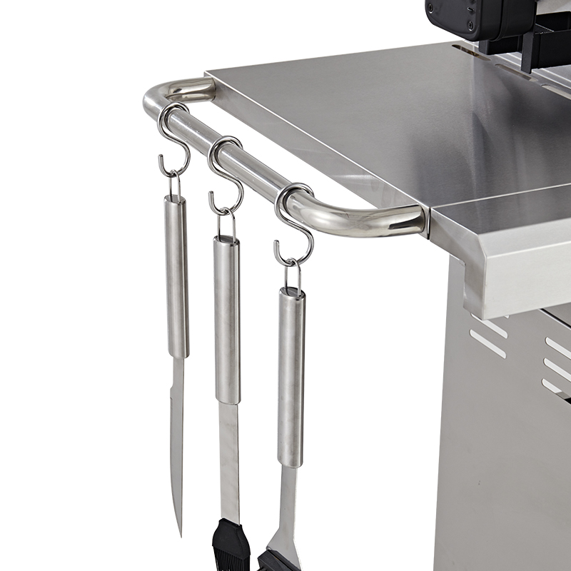 Charcoal BBQ Grill Premium Modern Korean Style Heavy Duty Stainless Steel 304 Trolley Flame Safety Device CE Certified