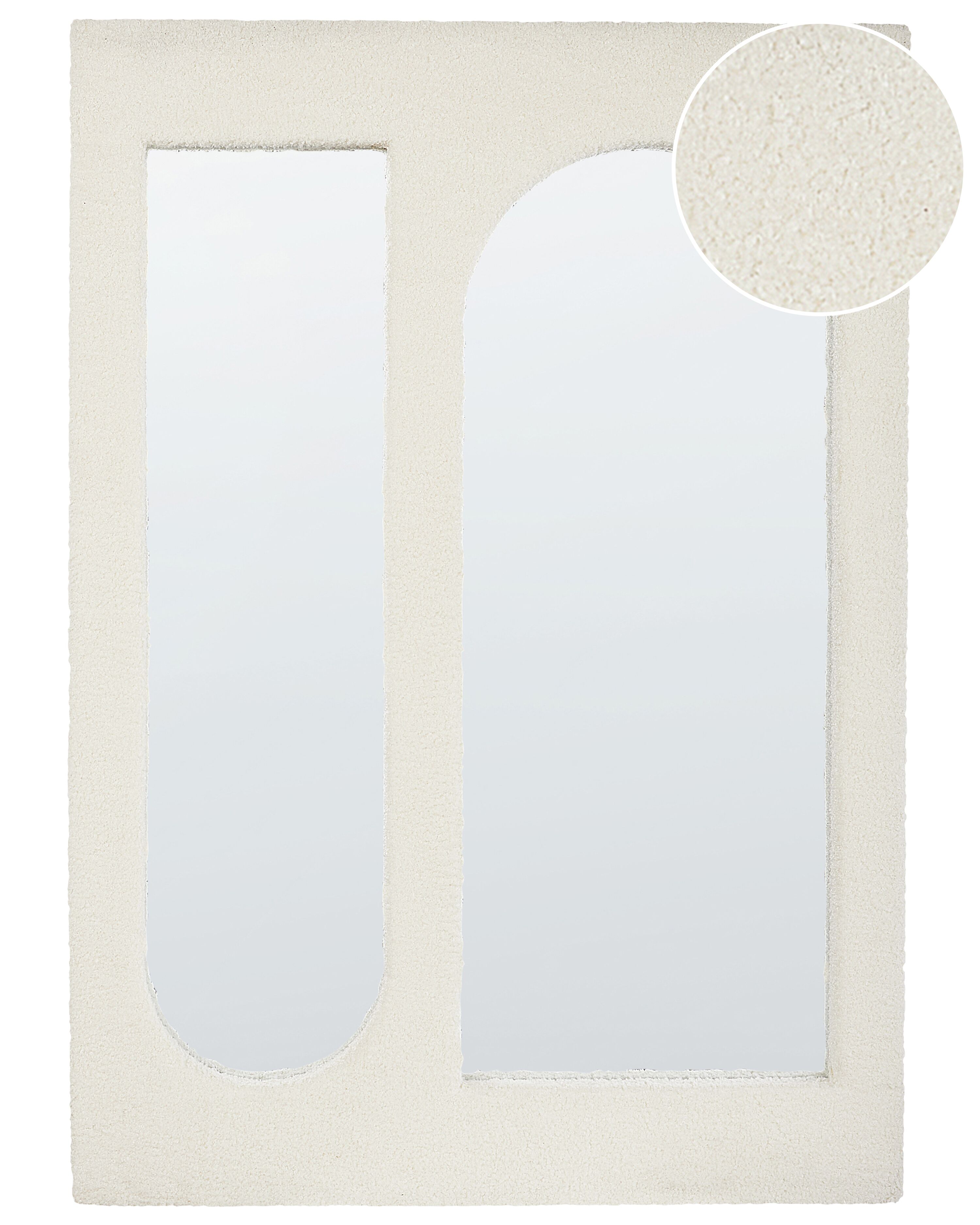 Wall Mirror MARCIGNY 70 cm 100 cm Boucle Off-White