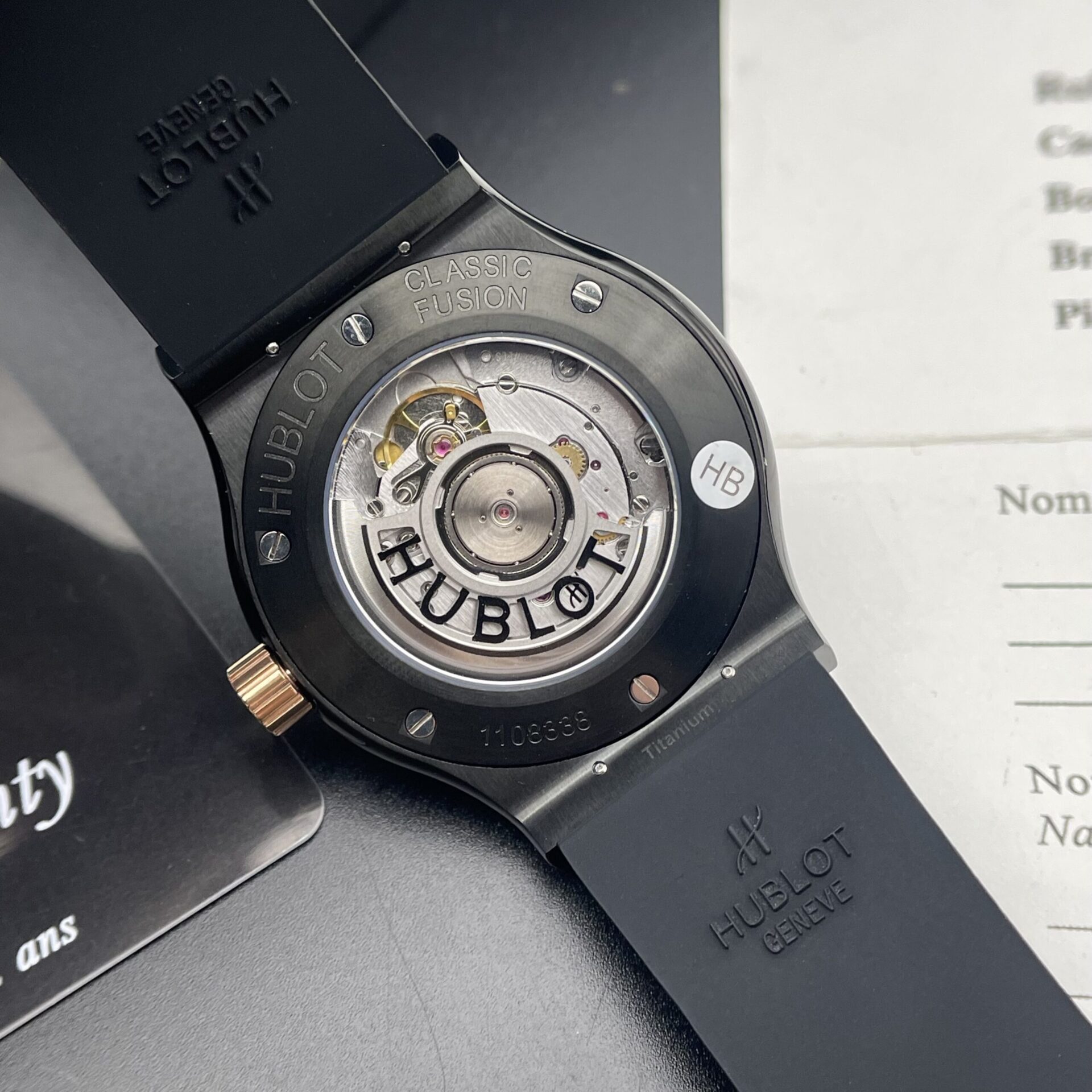Hublot Fake Watch Classic Fusion Ceramic Rubber Strap HB Factory 42mm - Top club