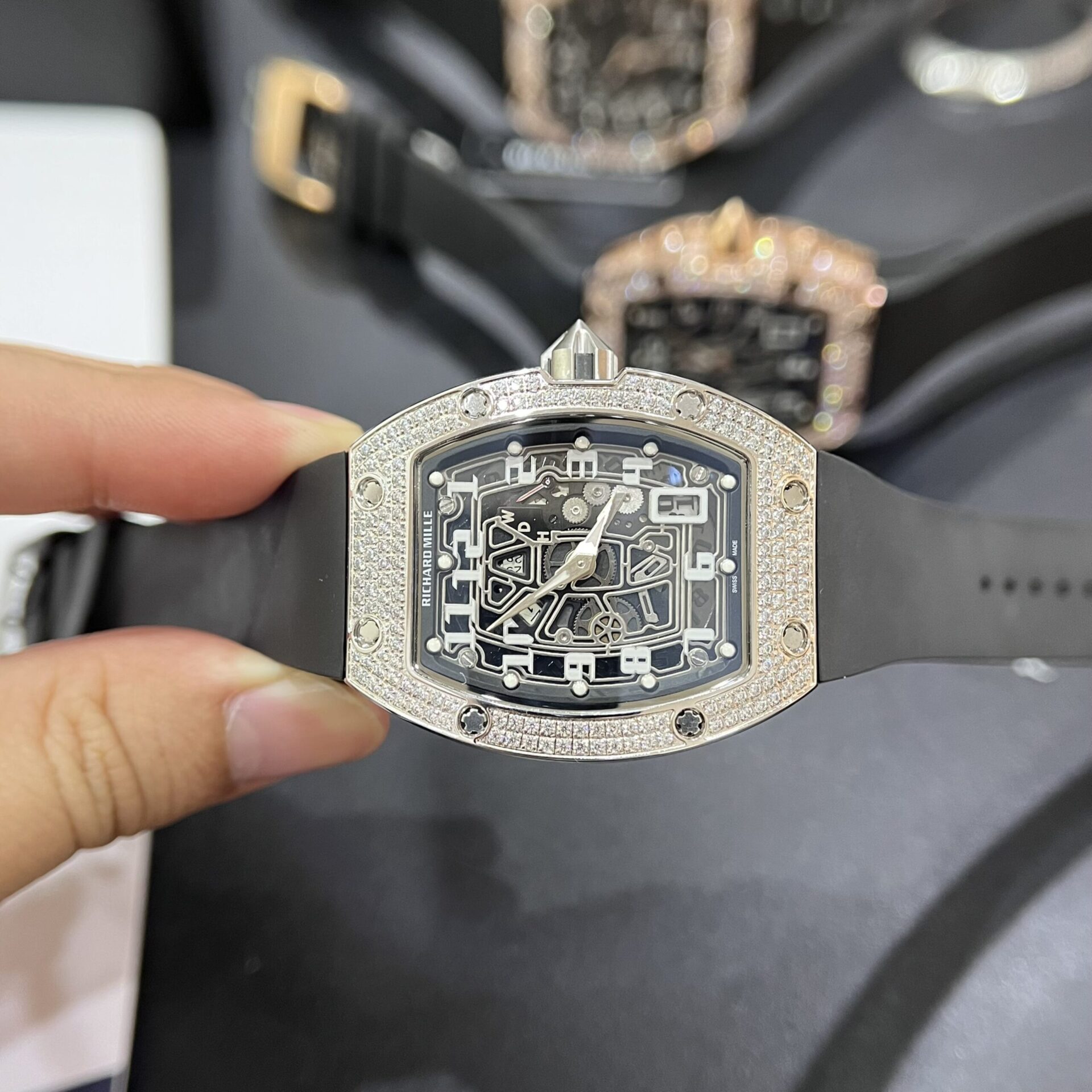 Richard Mille Replica Watch RM67-01 Rubber Strap 40mm - Top club