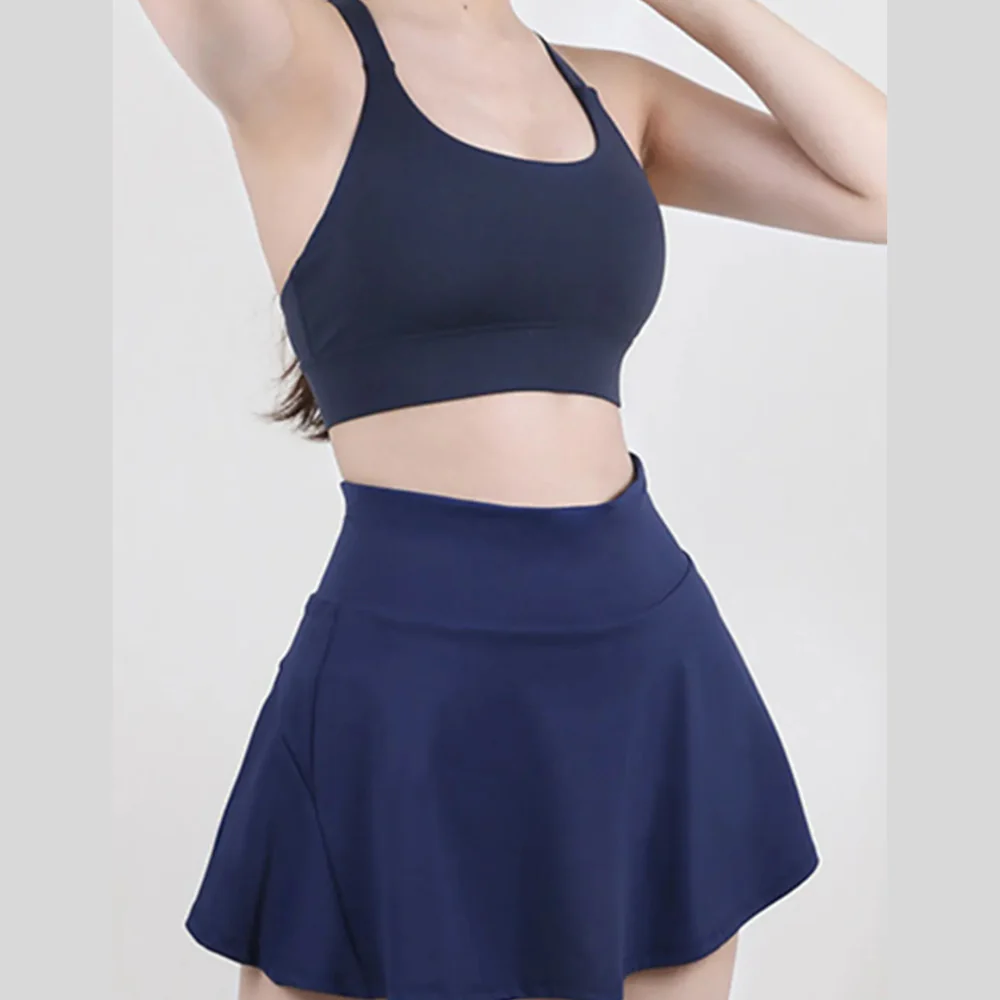 High Waist Pleated Active Skirt - ZKZOOK