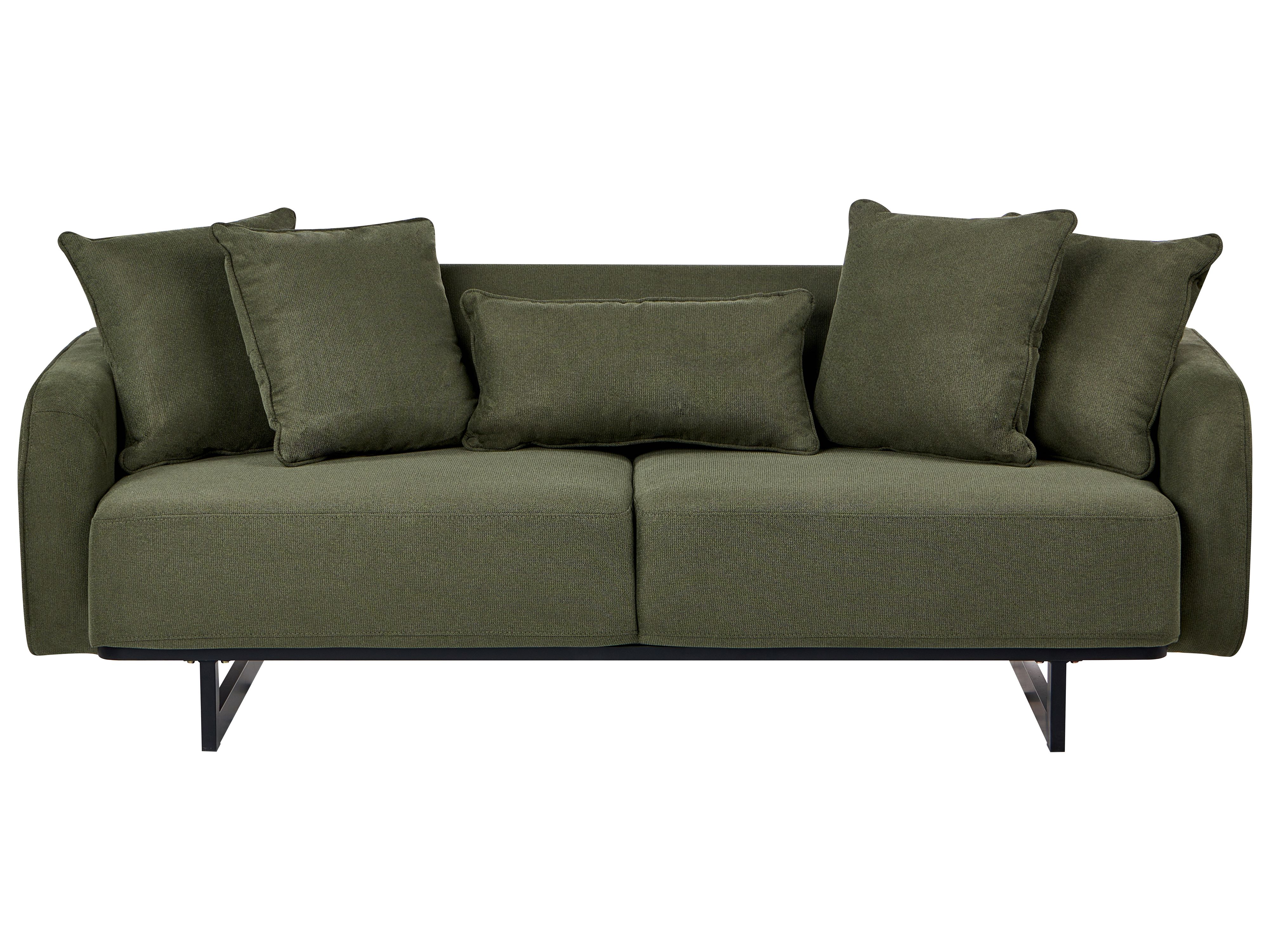 Sofa 3 Seater SVANEK Fabric Green