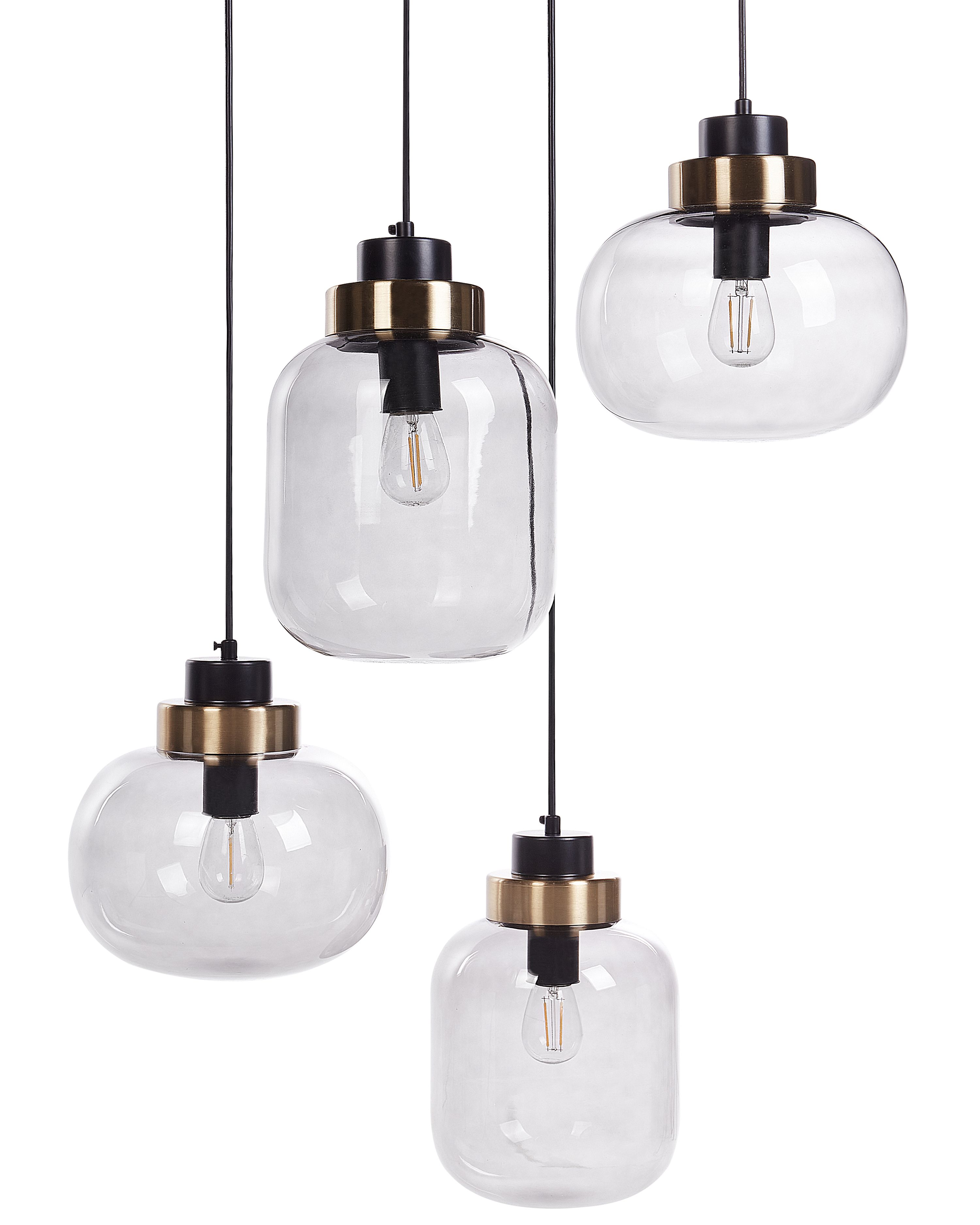 Pendant Lamp ZAYANDE Glass Light Grey