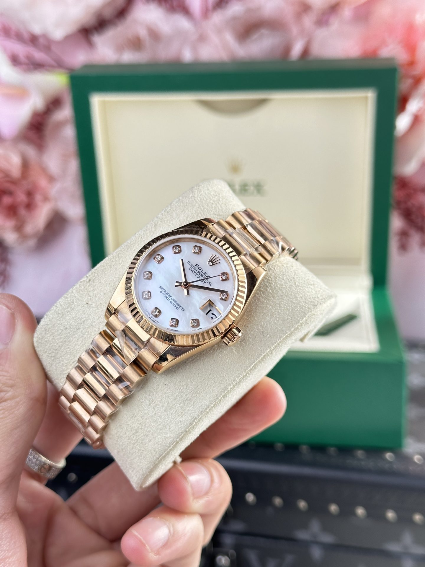Rolex DateJust 278275 Replica Watches Mother Of Pearl Dial 31mm - Elite Watch Atelier