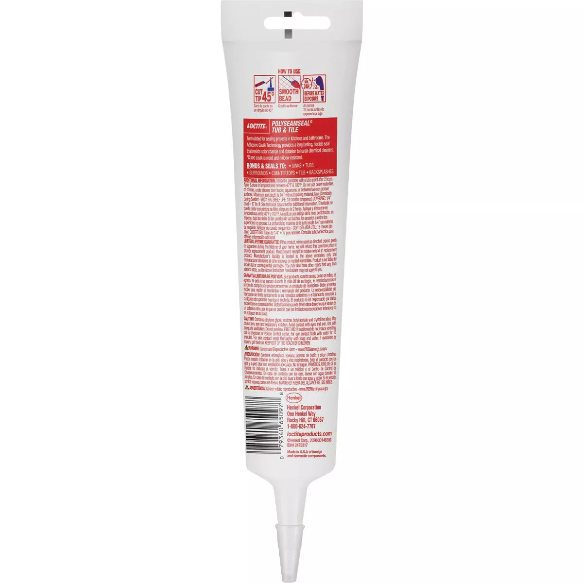 Loctite Polyseamseal 5.5 Oz. Almond Kitchen & Bath Caulk