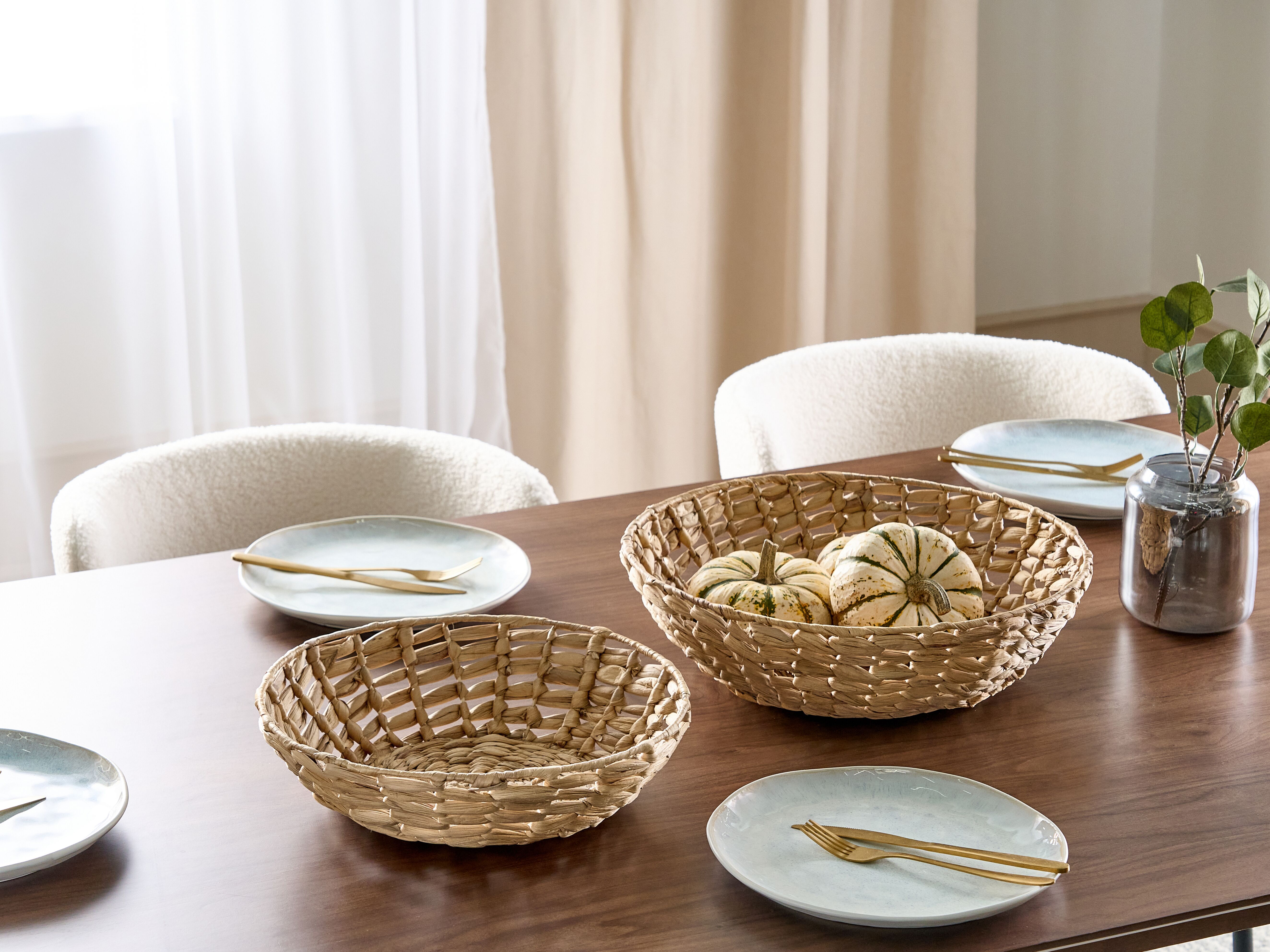Set of 2 Bowls DALAT Wicker Natural