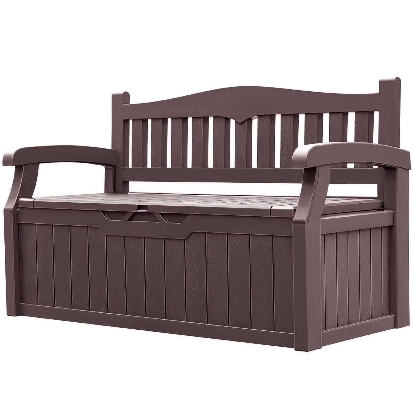 Homall 80 Gallon Plastic Storage Bench Made Of Durable Weatherproof Resin And Deck-Box Organized Storage Compartment For Outdoor Patios And Lawns,Black - Image 3