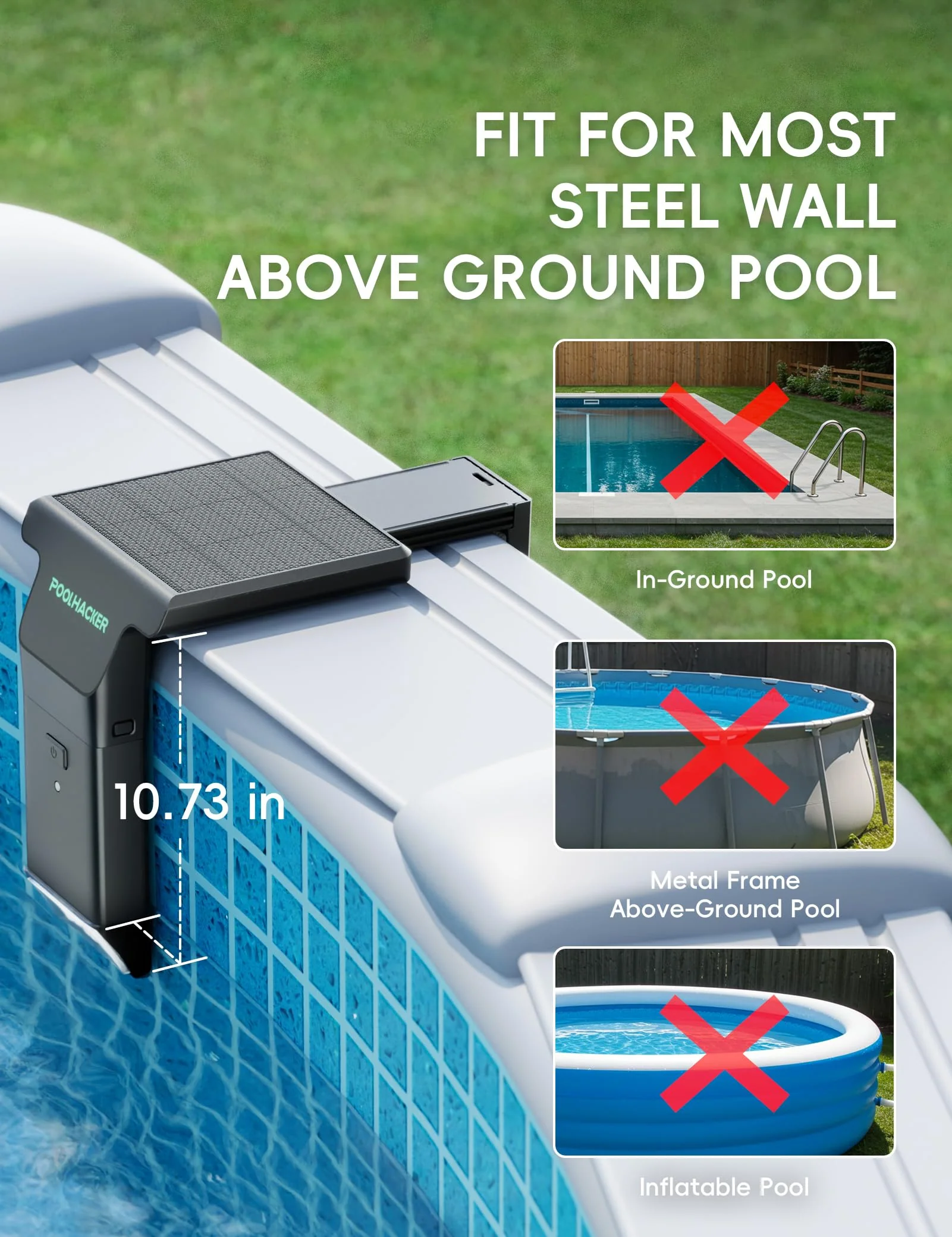 Solar LED Pool Light - 42 LEDs, 10 Color Options - Image 3 Solar LED Pool Light - 42 LEDs, 10 Color Options - Image 3