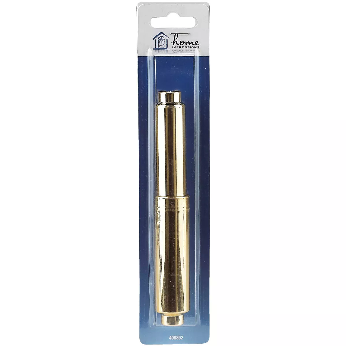 Home Impressions Polished Brass Plastic Toilet Paper Replacement Roller