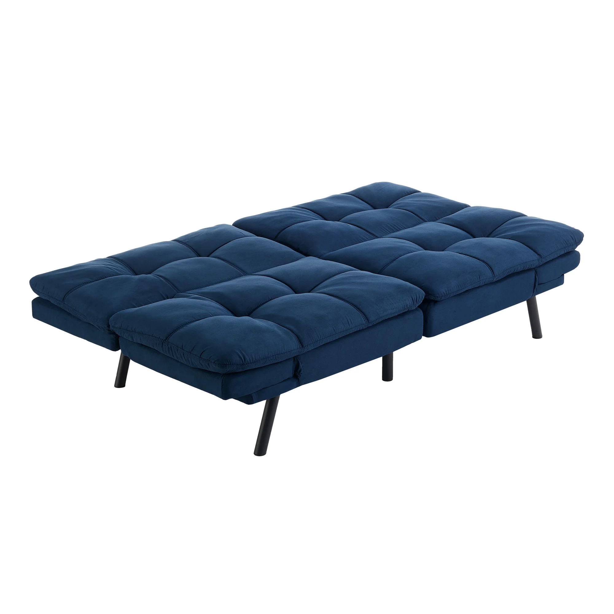 Mainstays Memory Foam Futon with 72",Black - Image 20