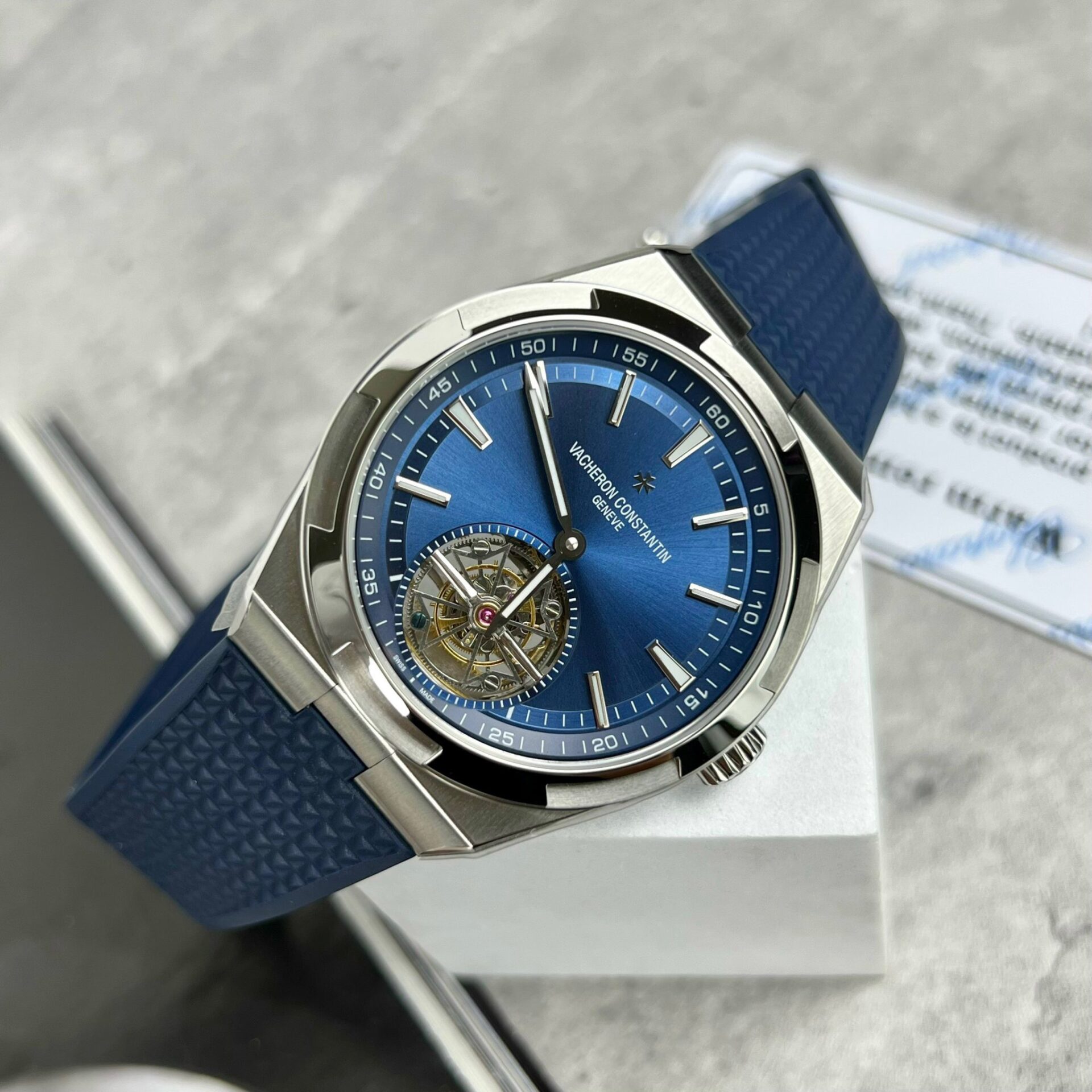 Vacheron Constantin 6000V Replica 1:1 Watch Blue 42.5mm - Elite Watch Atelier