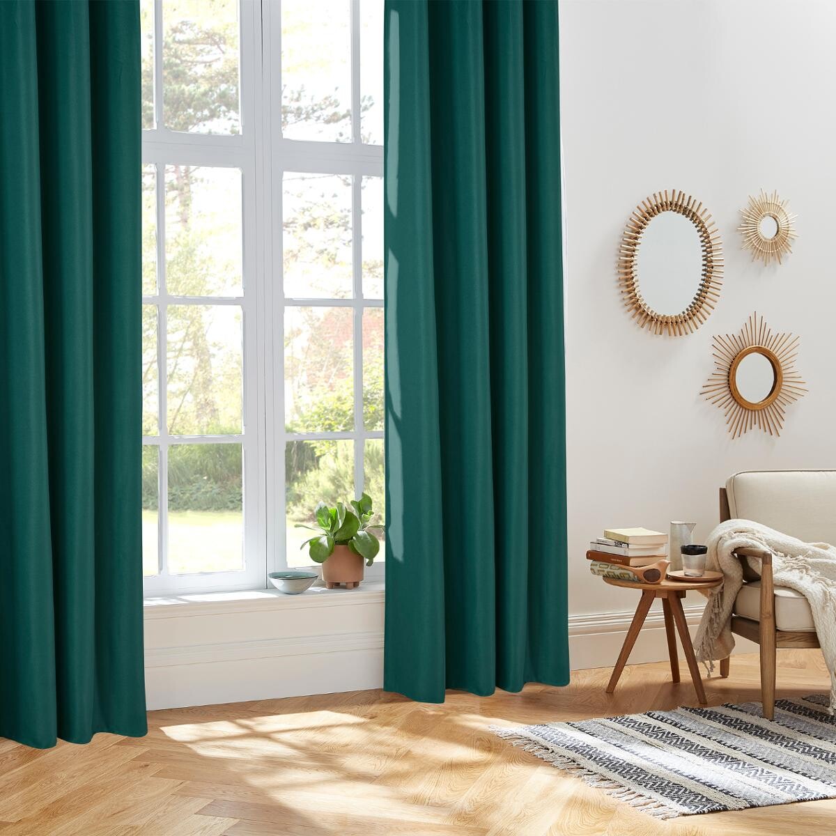 Insulated curtain "Isa" Duck blue, 140x260 cm