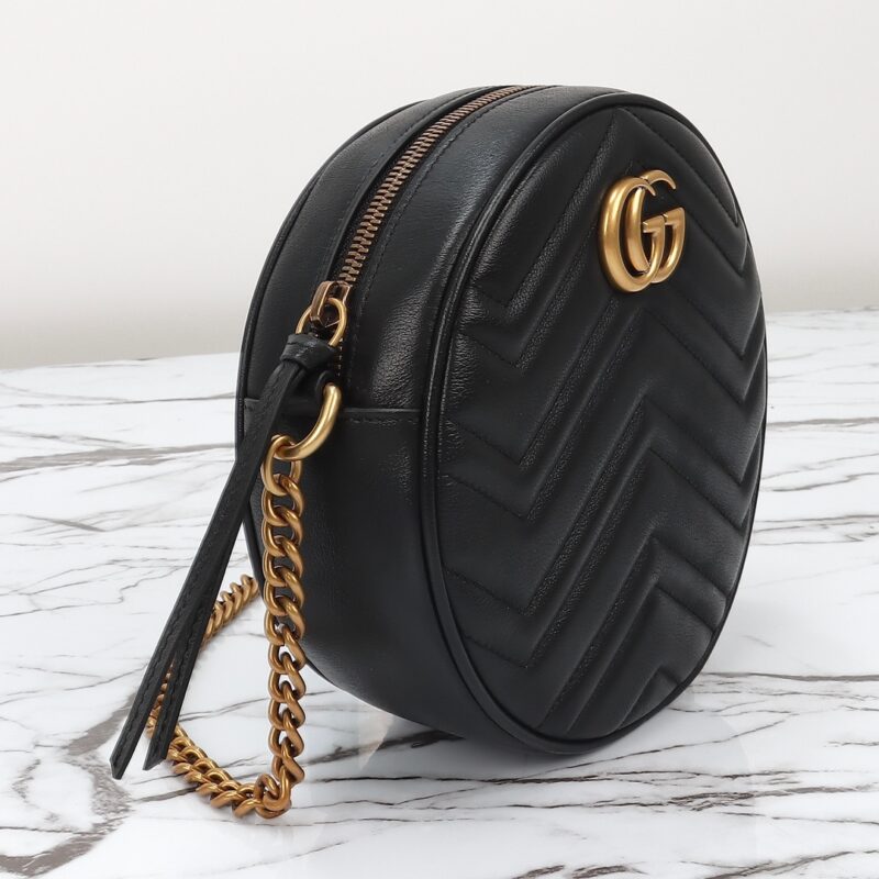 Replica Gucci GG Mormont Round Black1:1High-quality replica