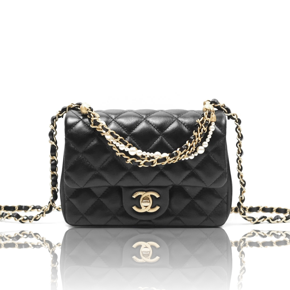 Chanel 24P Mini Square Black (Replica)1:1High-quality replica