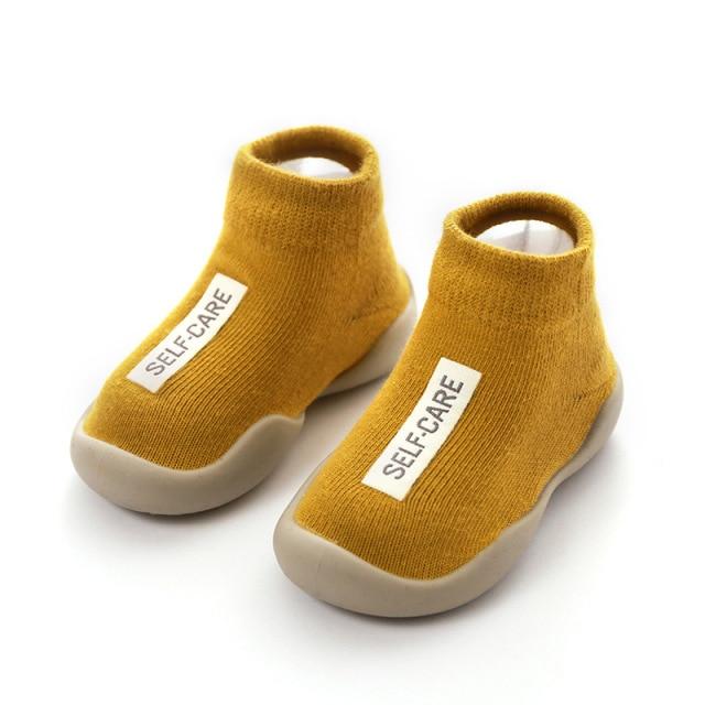 SlofLuxe | Zachte Babyslofjes met Rubberen Zool