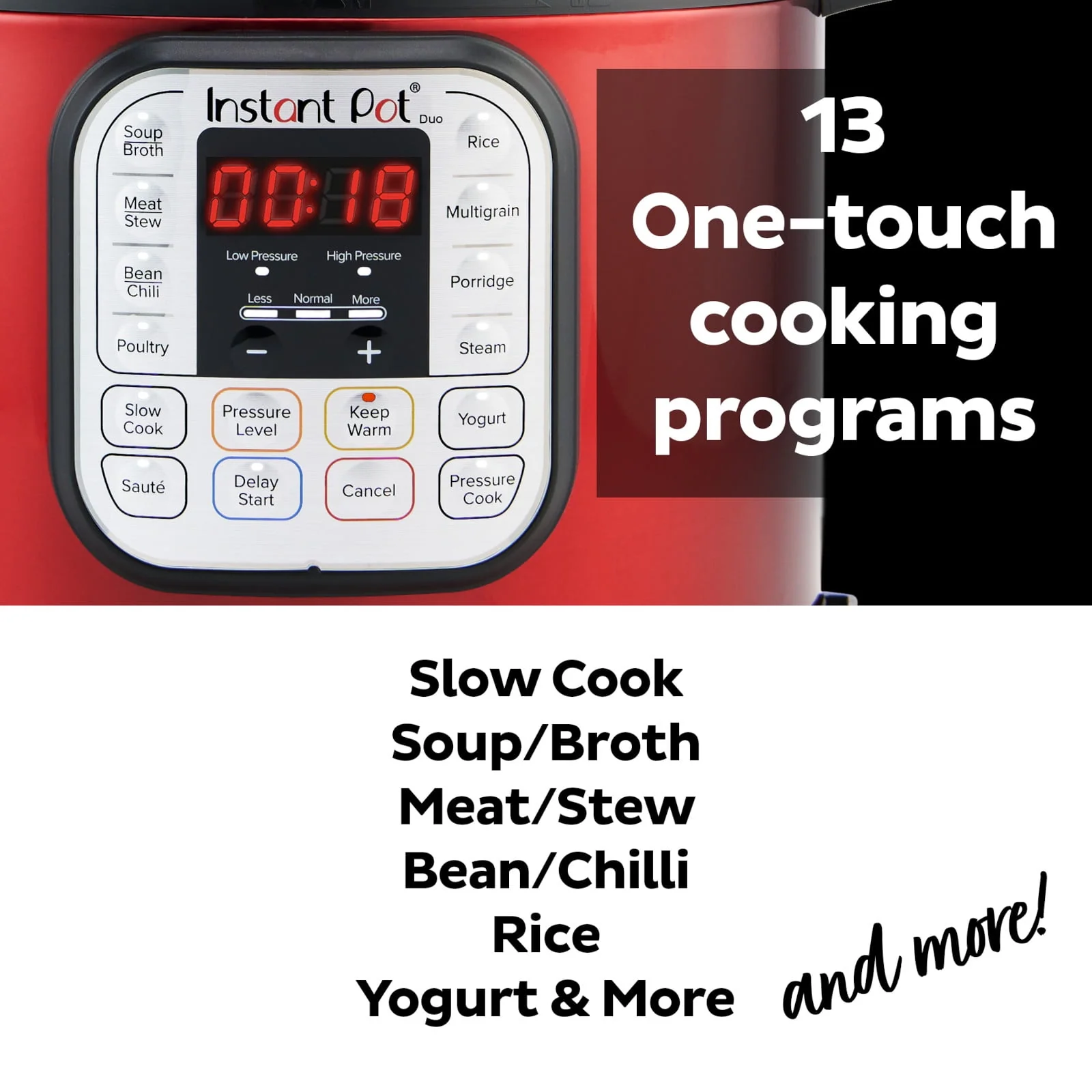Instant Pot Duo�?6 Quart Multi-Cooker, Red Stainless Steel - Image 5