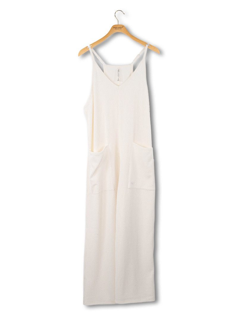 0126-JUMPSUIT-CRD-PEARL - Simply Southern Outlet