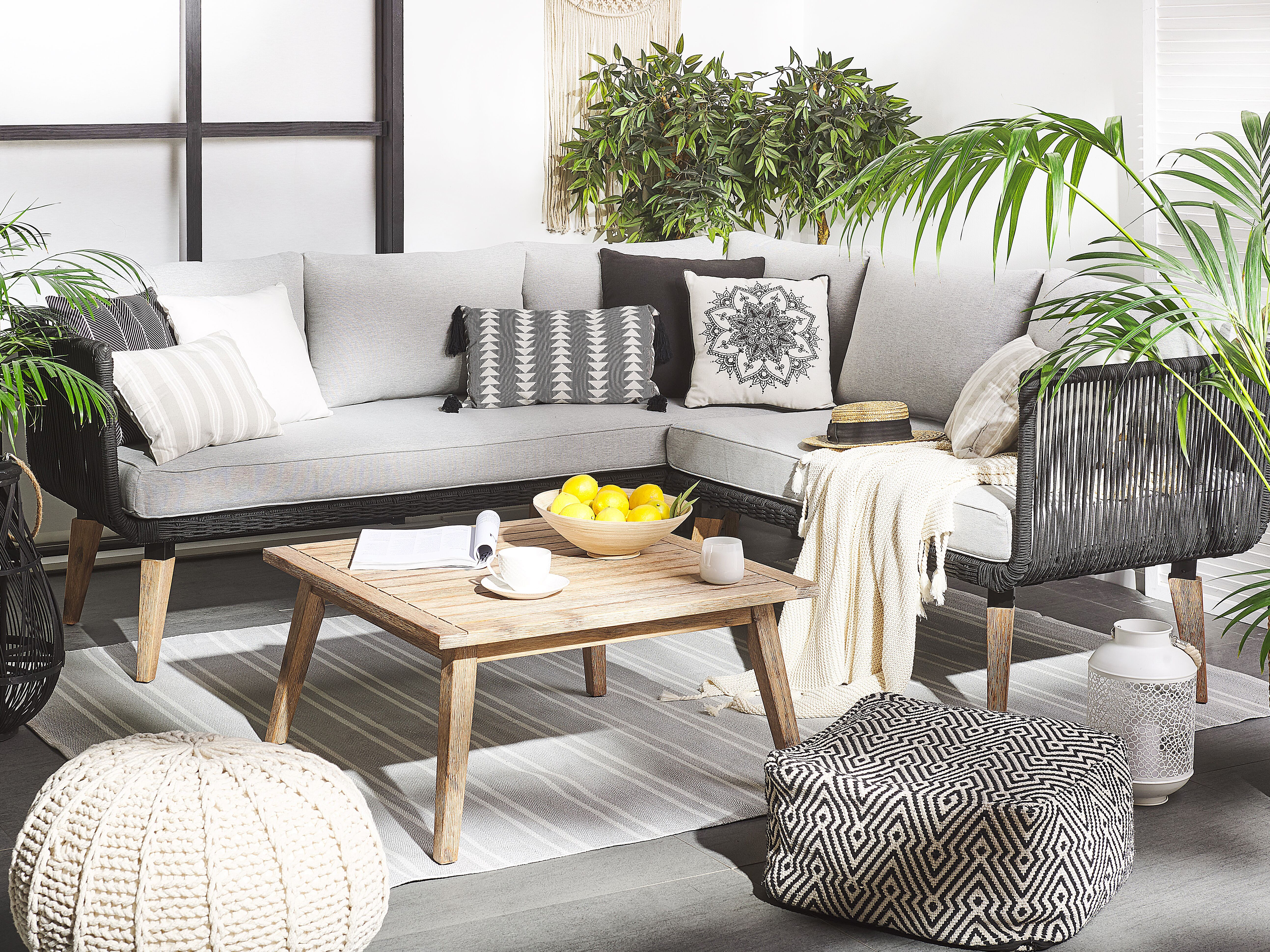 Outdoor Cushion Cover Set ALCAMO Grey