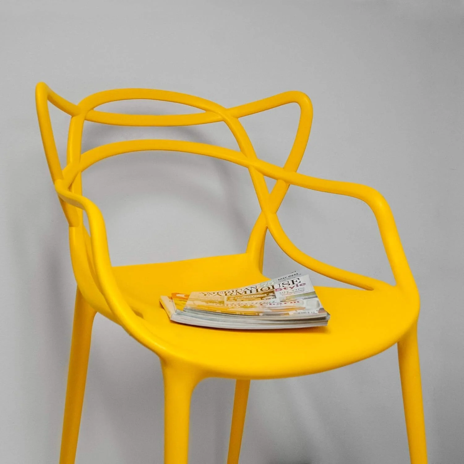 Loop Chair 2-pack, Yellow - Image 7