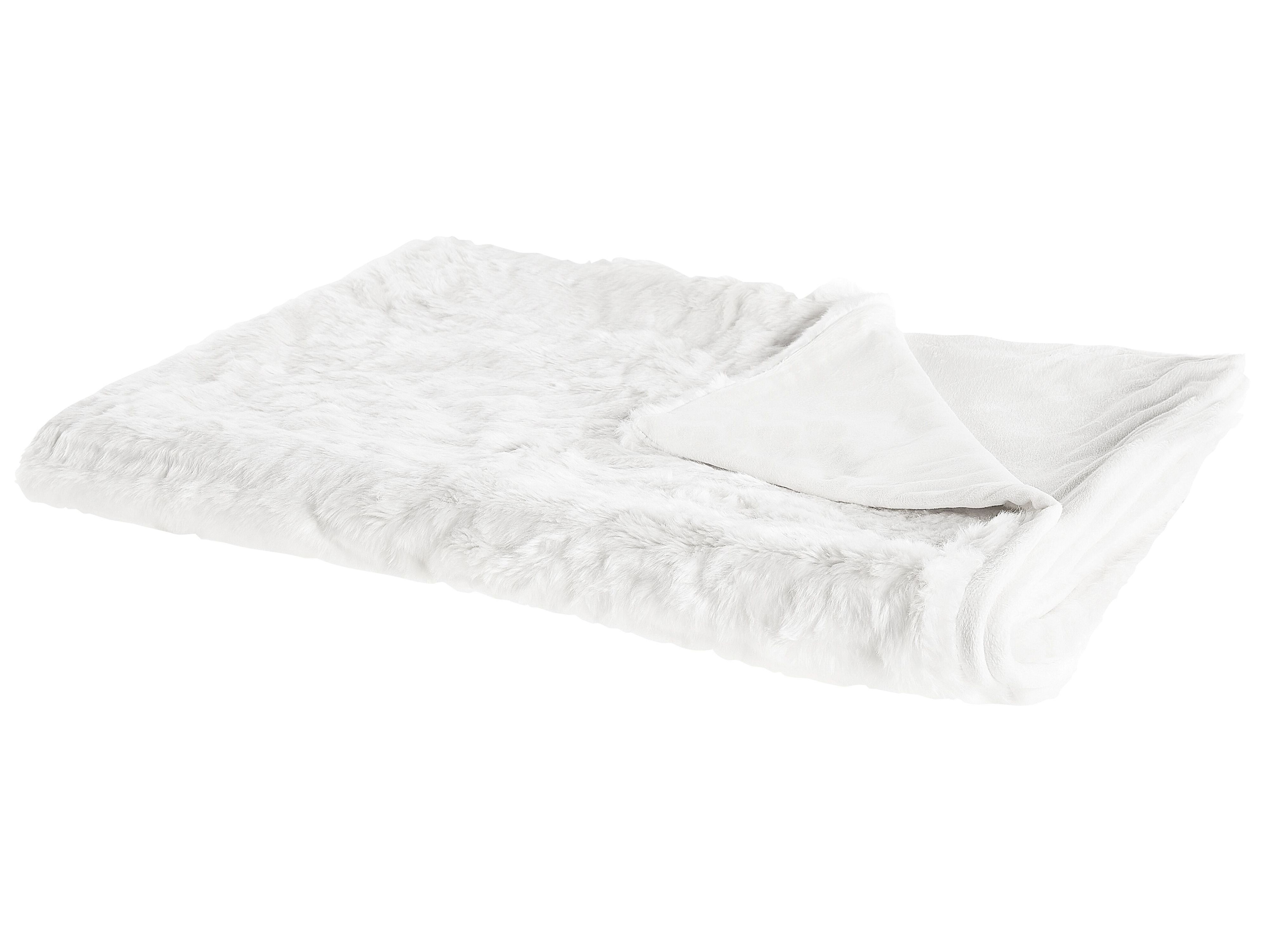 Blanket TOURZA Fabric 180 x 220 cm White