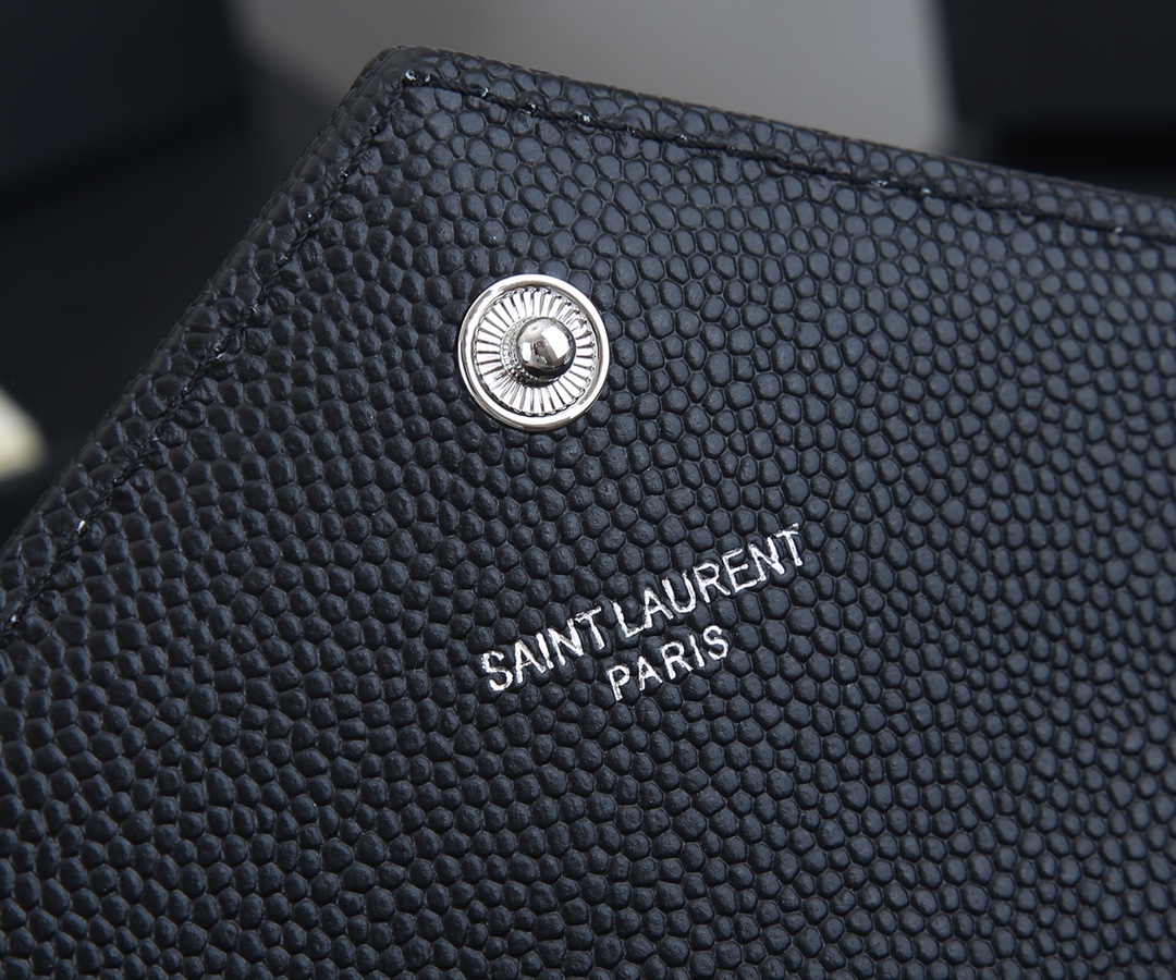 Replica Ysl Envelope Chain Wallet In Grain De Poudre Embossed Leather 18881:1High-quality replica