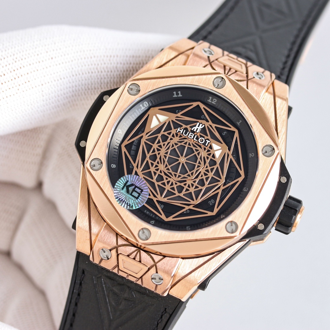 Hublot Big Bang Sang Bleu 45mm Automatic Men's Watch(1:1 replica) - Top club