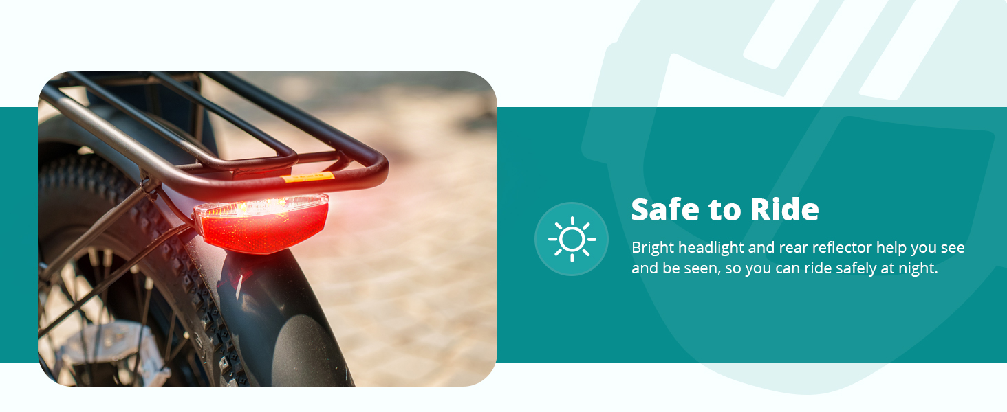 Vélo électrique avec phare
