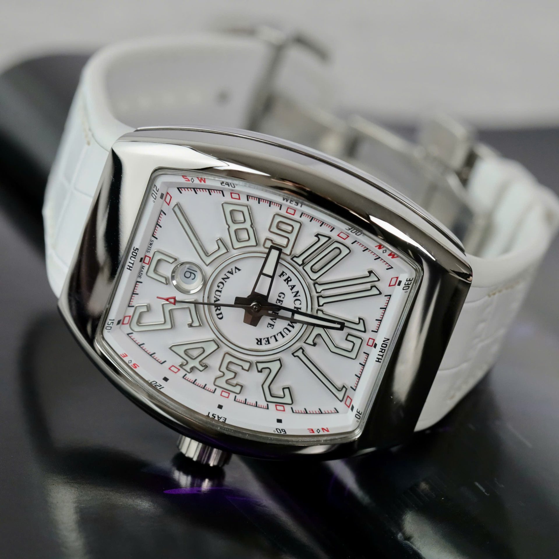 Franck Muller V45 Copies Watches White Dial Automatic Movement ABF Factory 45mm - Top club