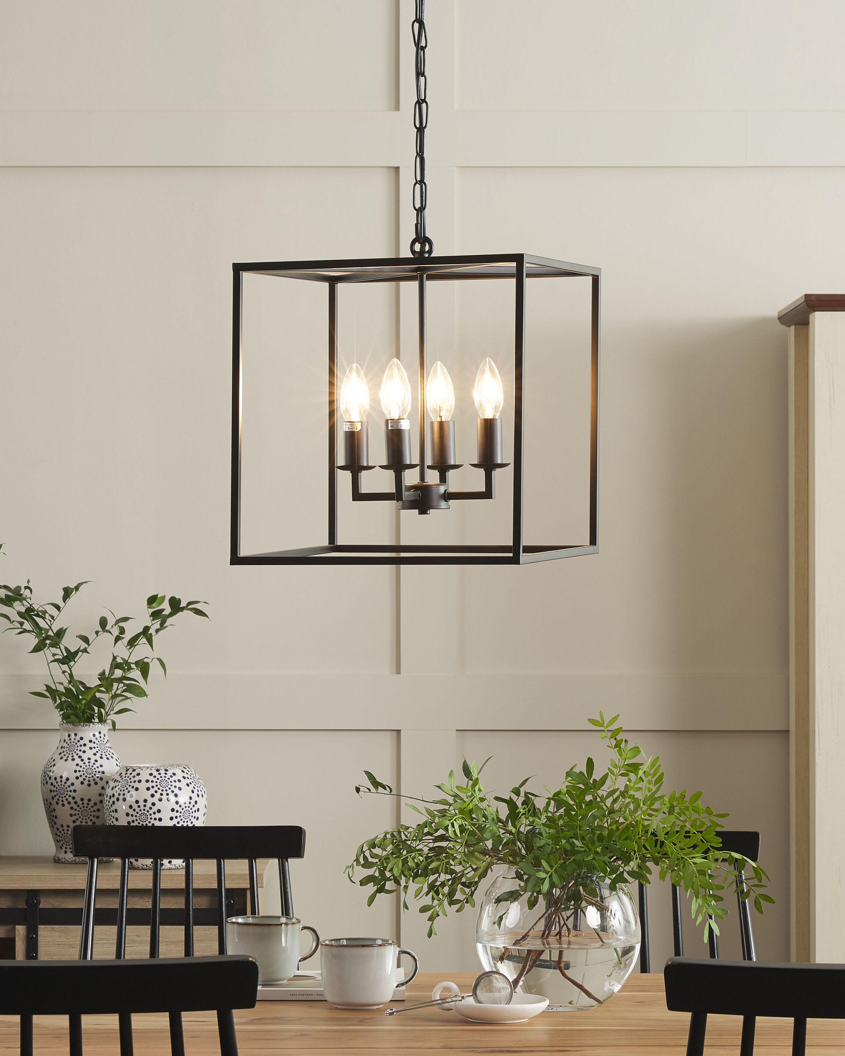 Ceiling Lamp WANCHET Metal Black