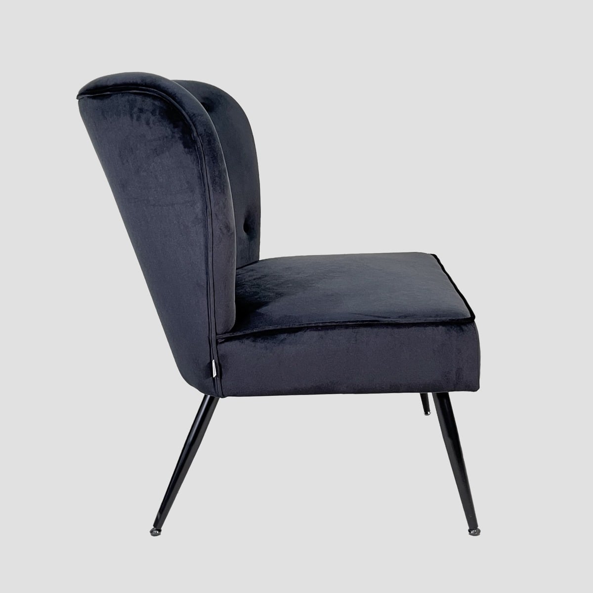 Fotel ELOYA czarny 71x75,5x86 cm